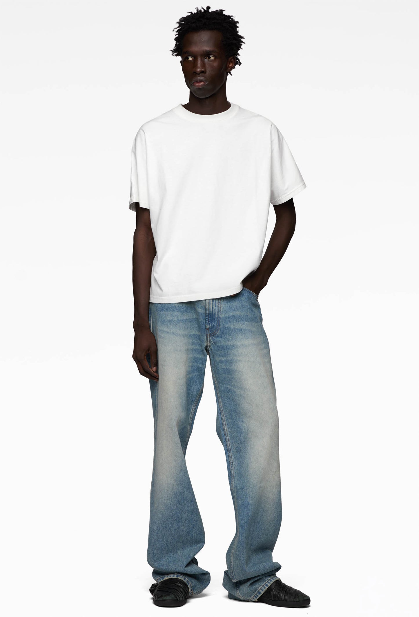 Oatmeal White Kimono T-Shirt