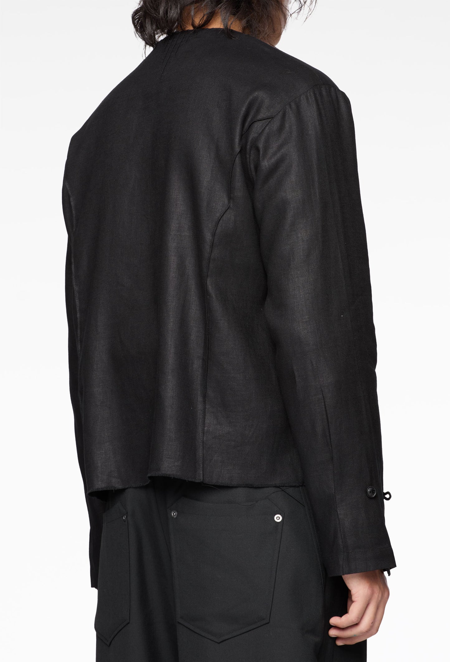 Doubled Breasted Linen Shirt