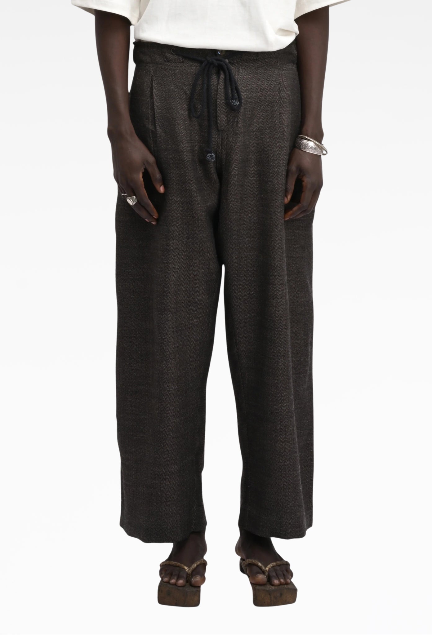 Dark Brown Farmer Pant