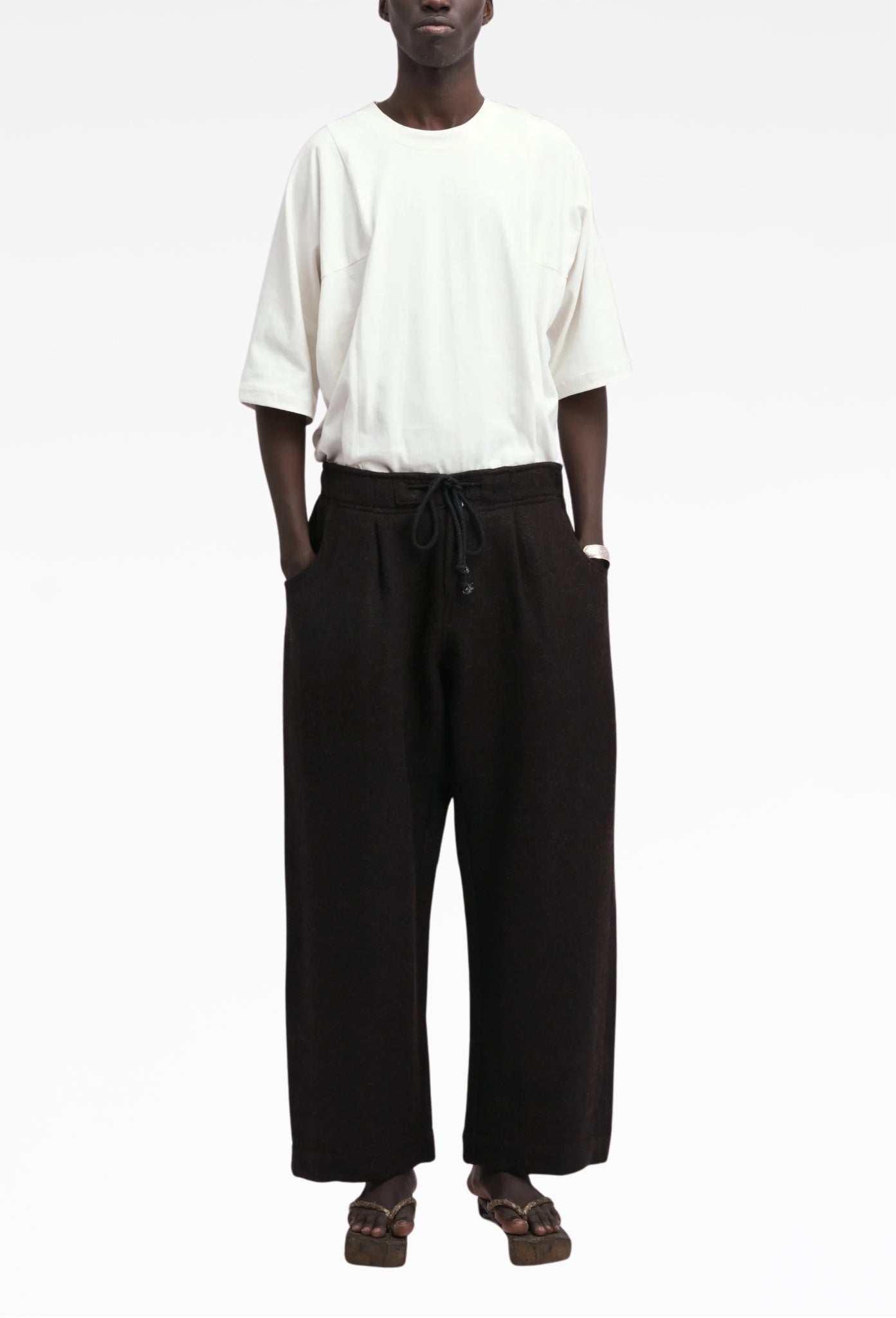 Deep Black Farmer Pant