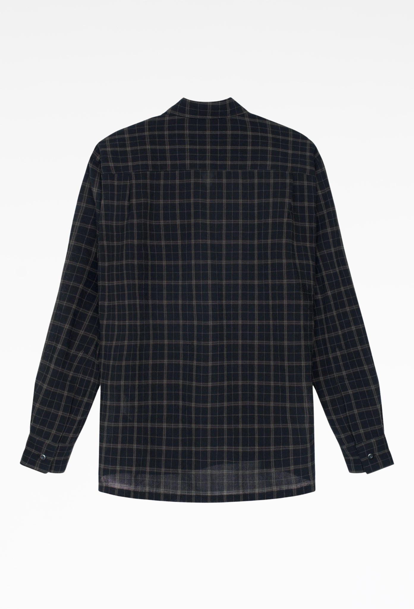 Wool Pierce Plaid Shirt