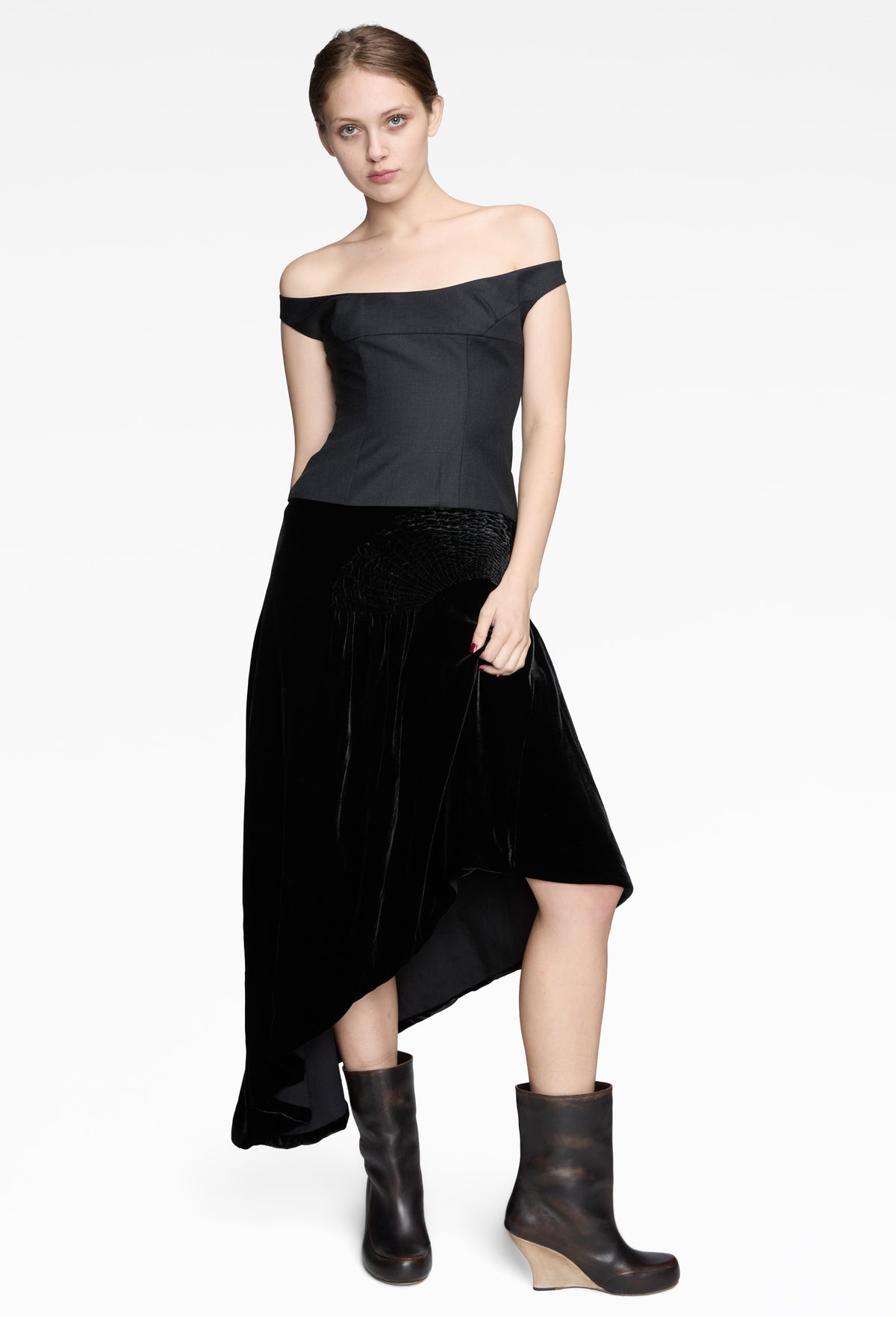 Black Attache Skirt