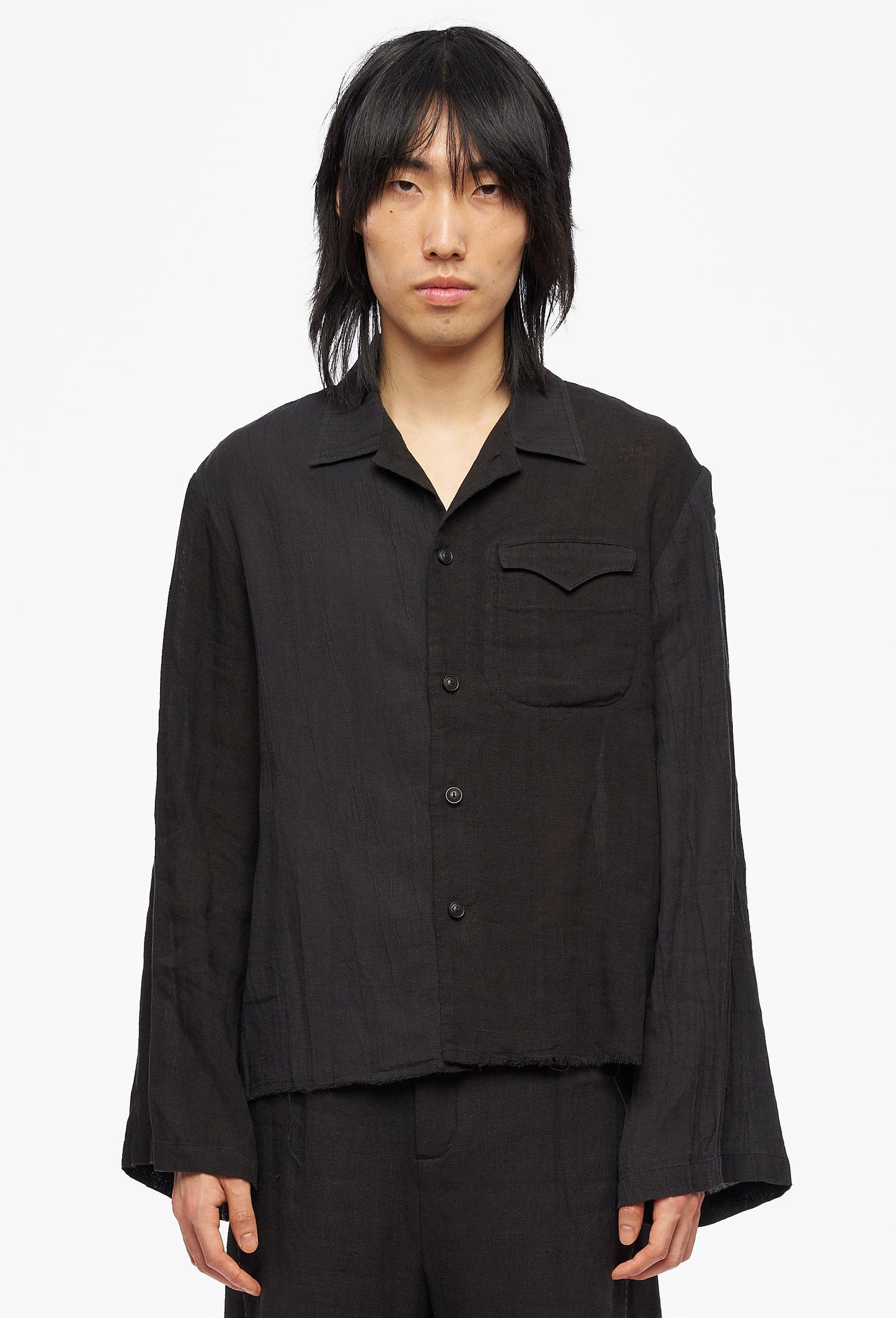 Black Distressed Shirt