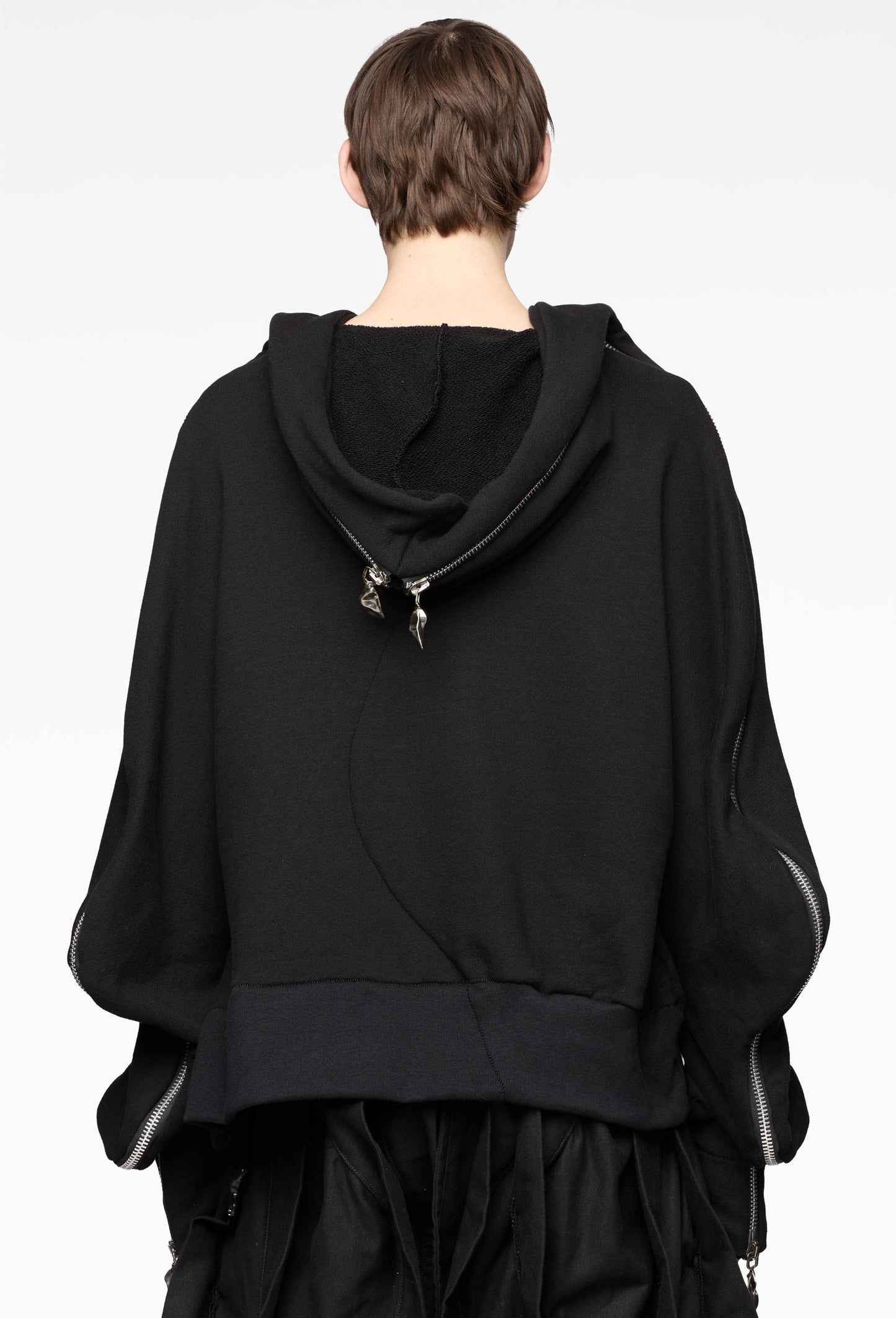Black Metamorphic Bubble Hoodie