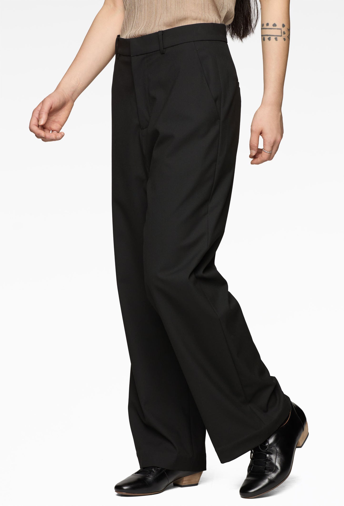 Black Slim Trousers