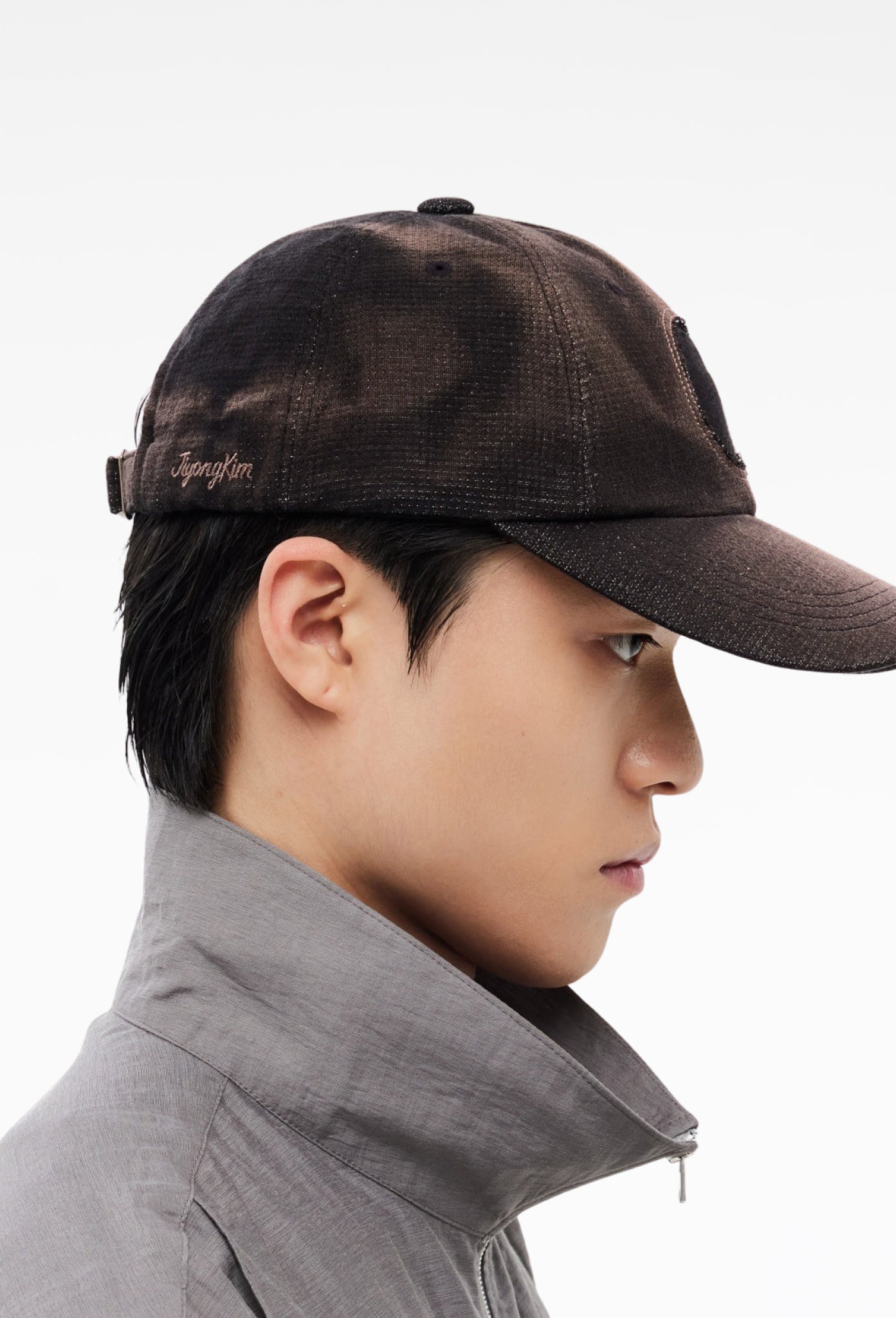Black Sun-Bleached Sun Cap