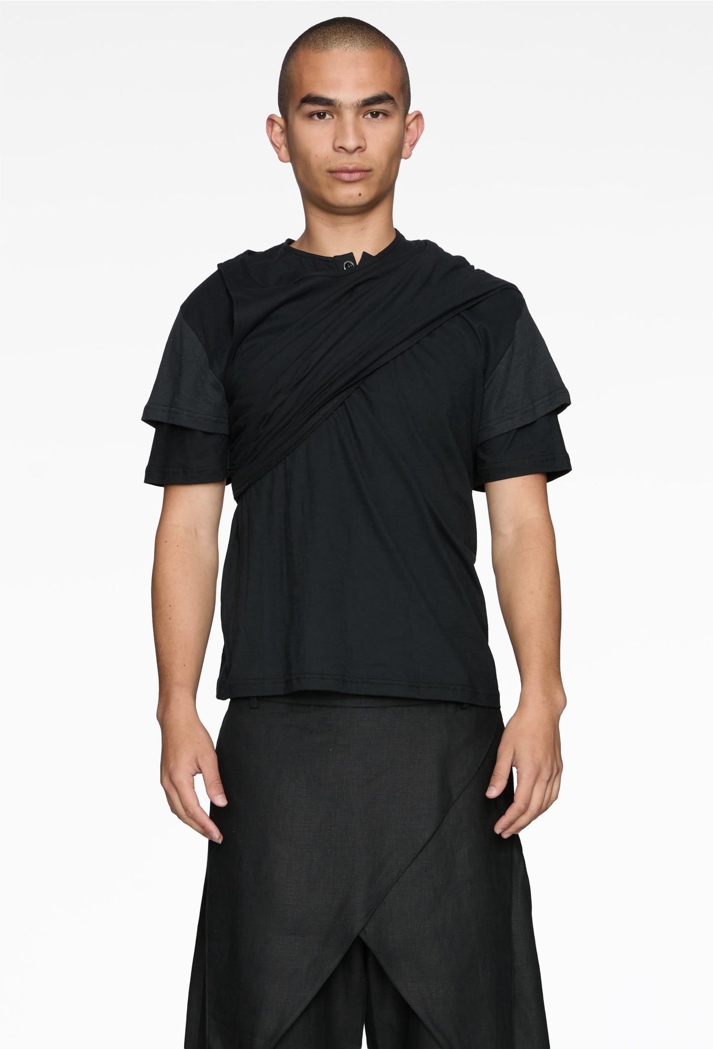 Black Wrapped Top