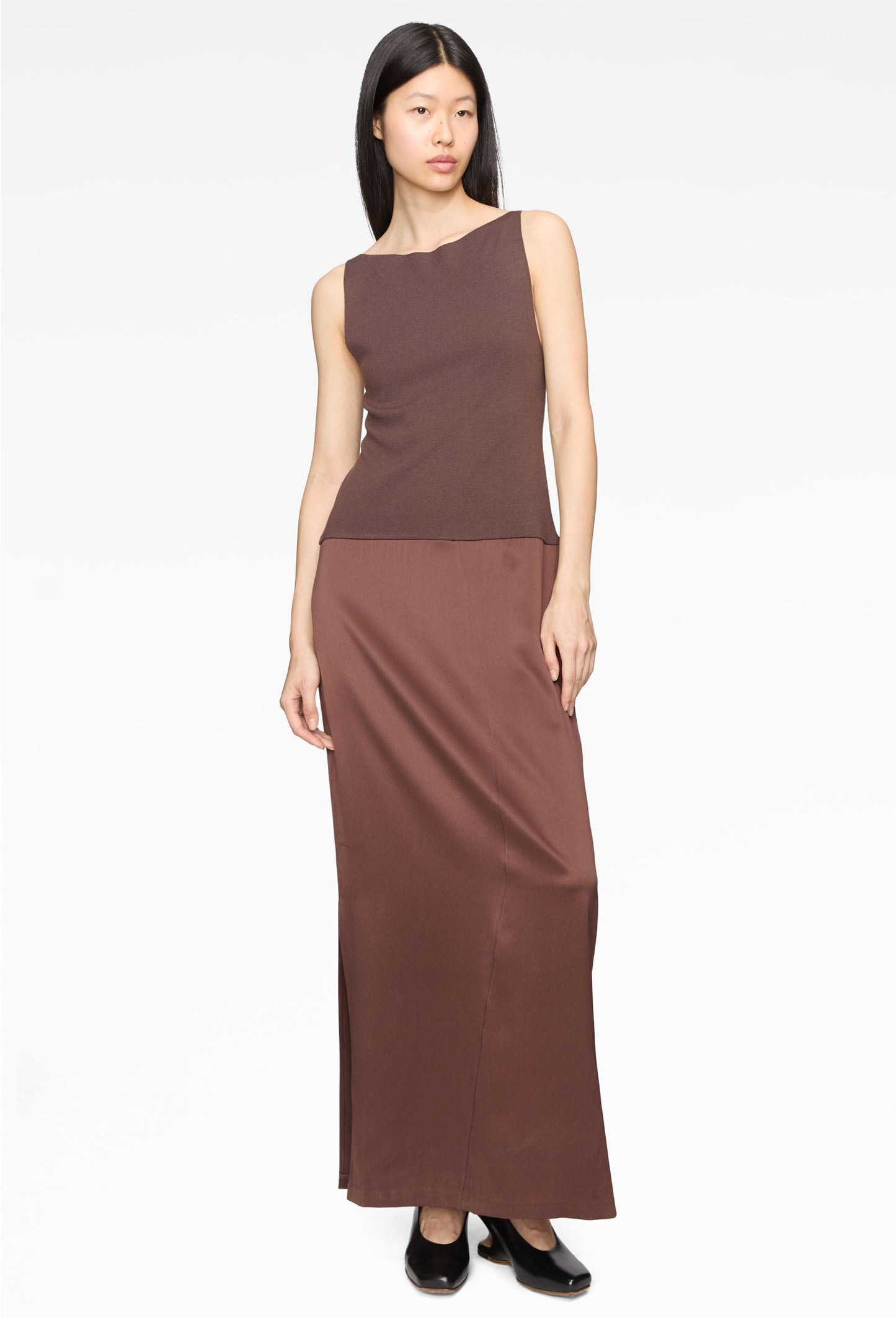 Coffee Tavi Dress