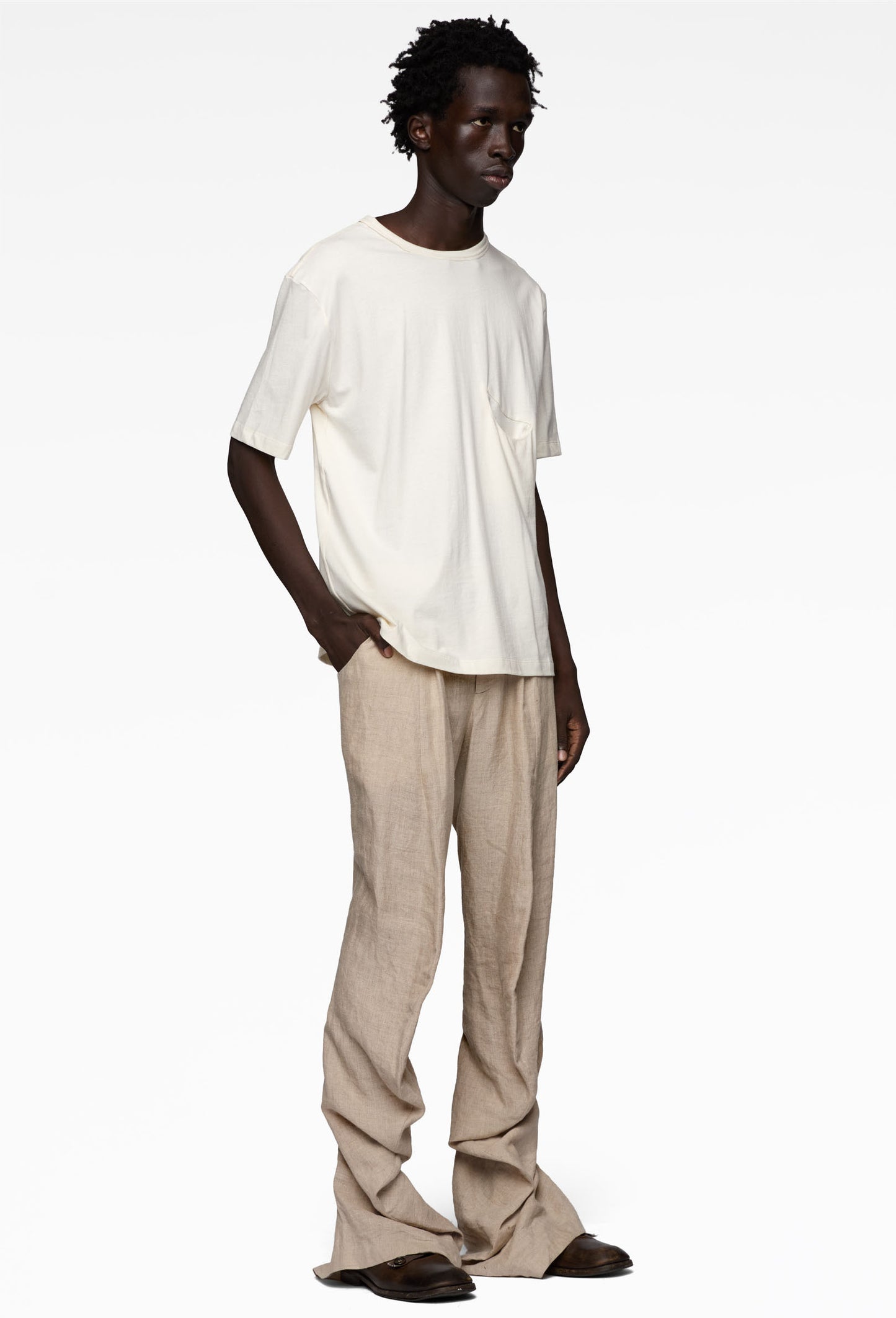 Ecru Snail Trousers