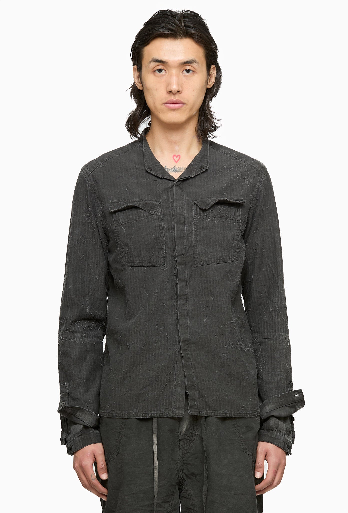 Exo Grey Ink Double Sleeve Field Shirt