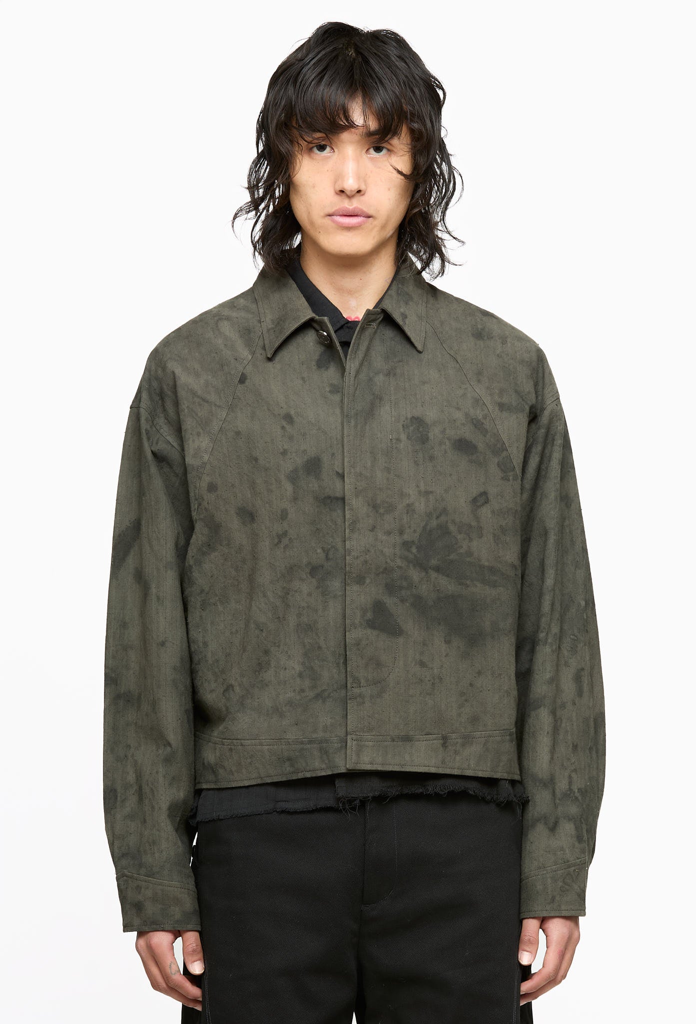 FM Natural Dyed Grey E Cropped Jacket