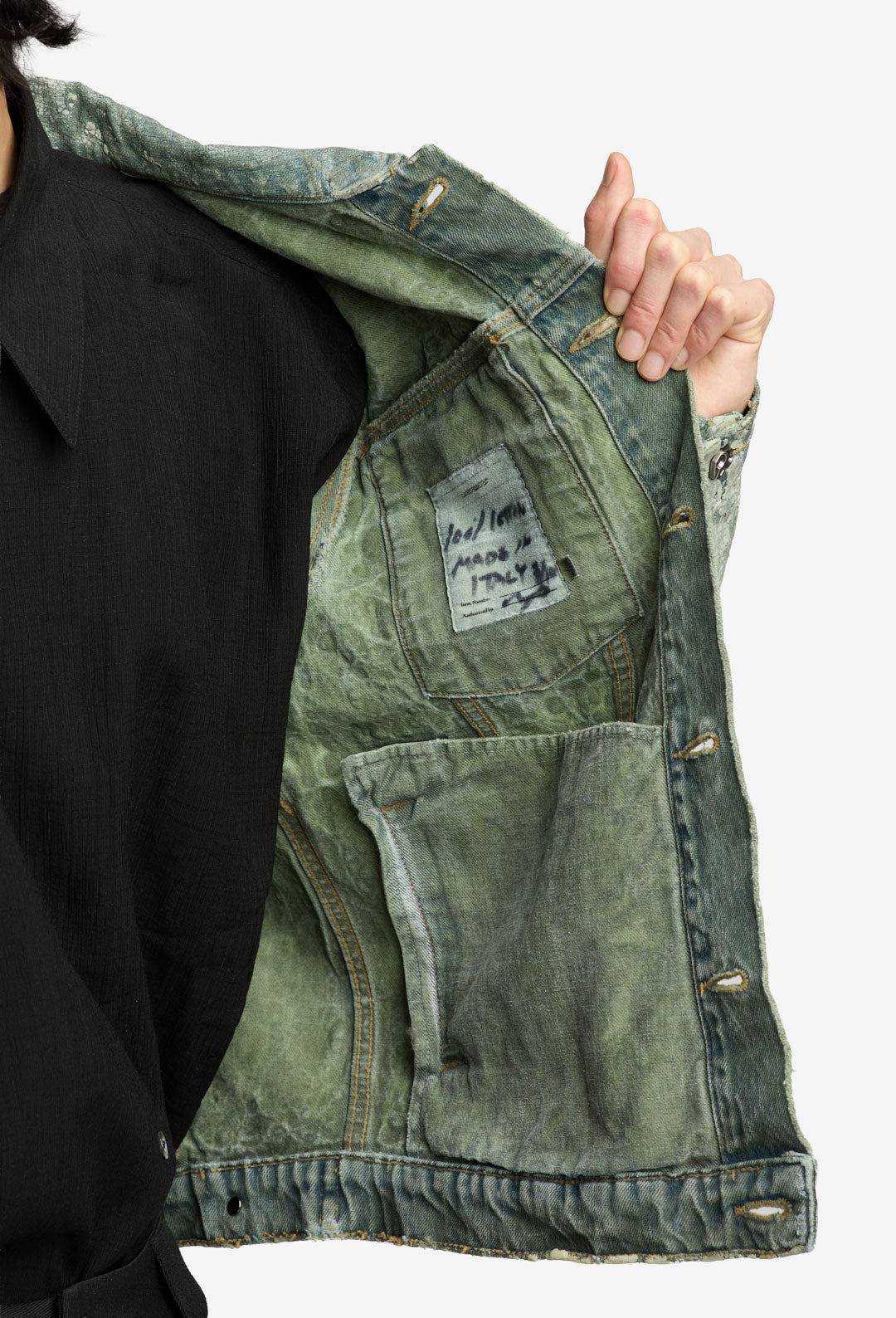 Green Terrarium Denim Jacket