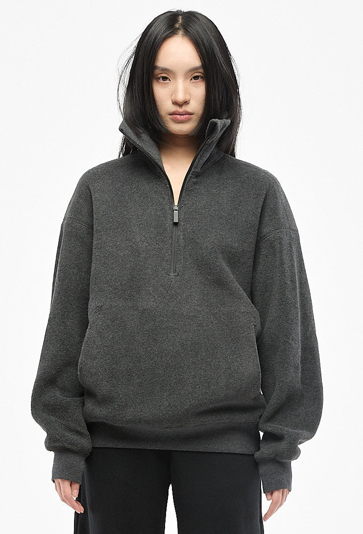 Grey Fleece Sweatshirt