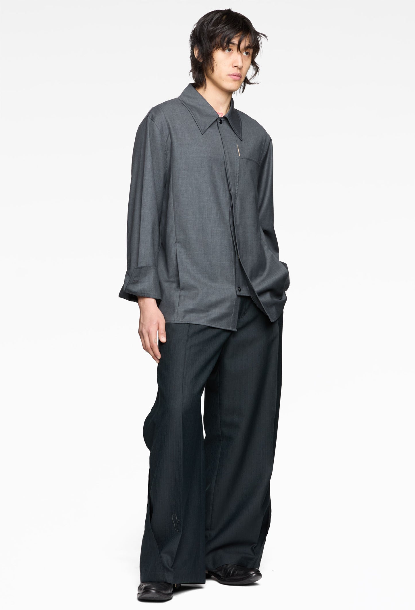 Grey Page Shirt Longsleeve