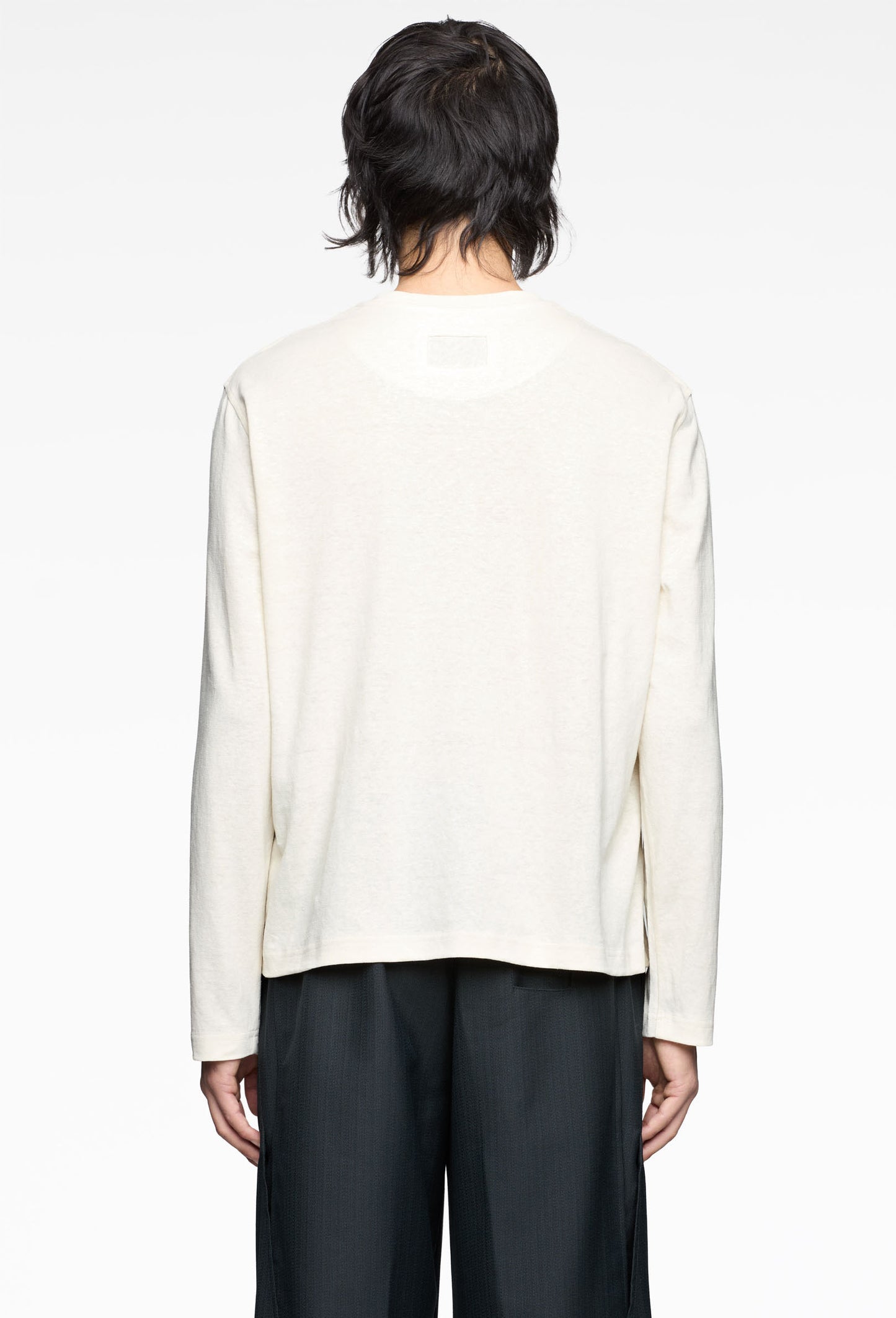 Ivory N Pocket Organic Cotton Longsleeve