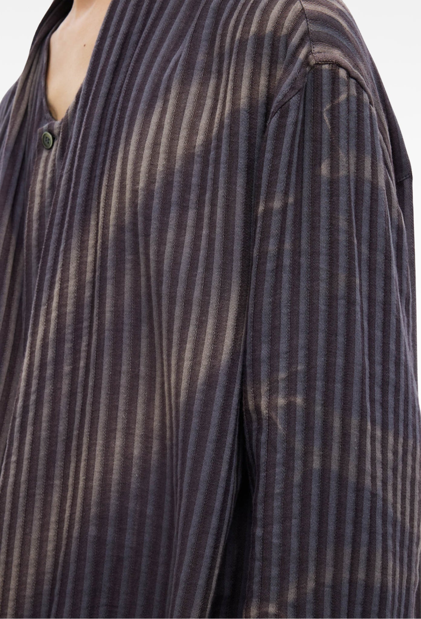 Jacquard Sun-Bleached Draped Shirt