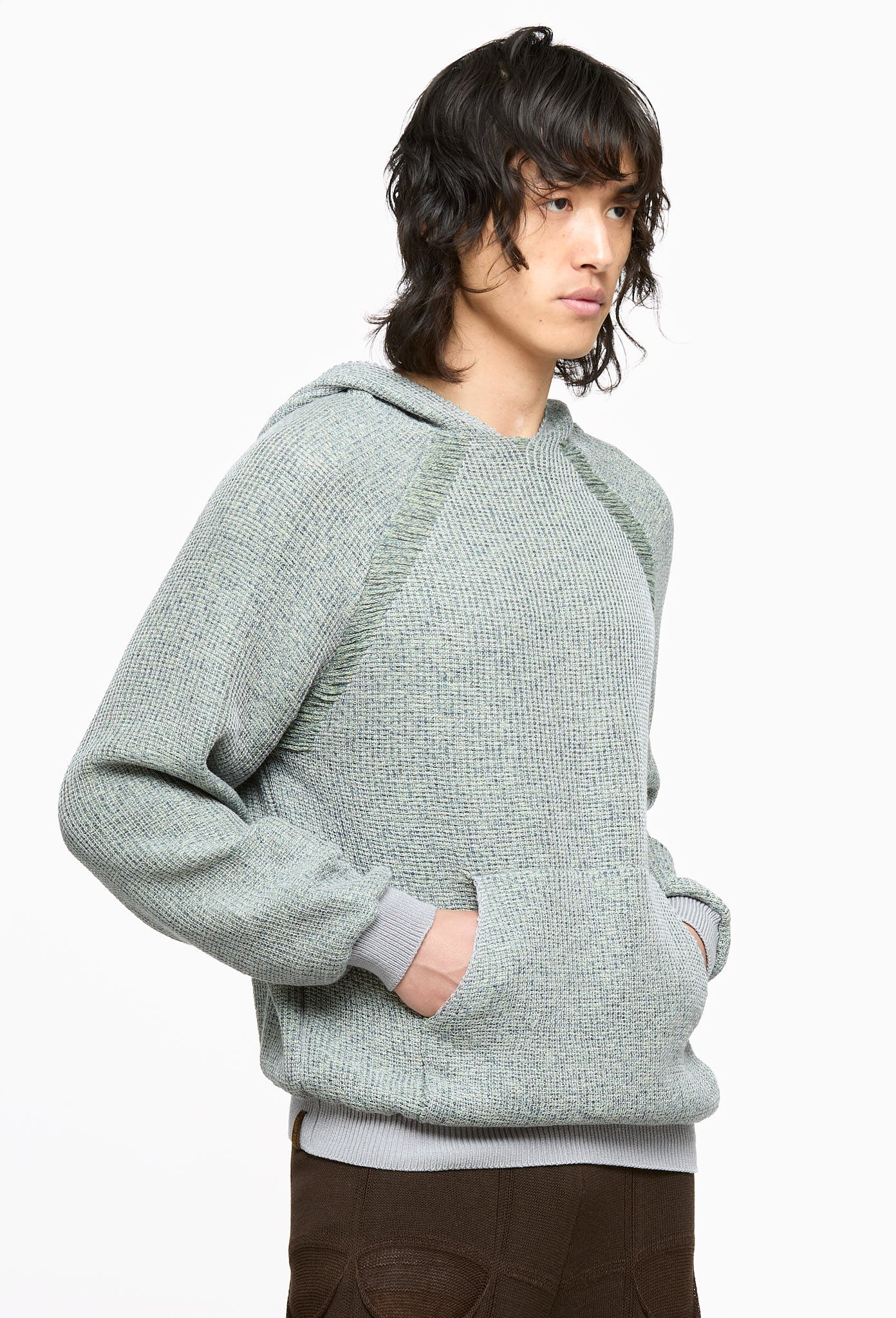 Light Grey Slant Hoodie