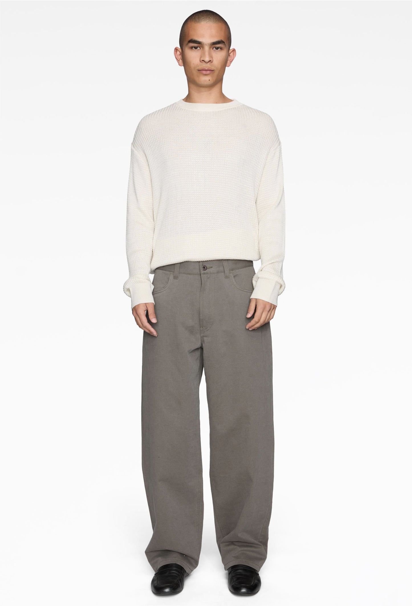 Off-White Hugh Waffle Knit Sweater