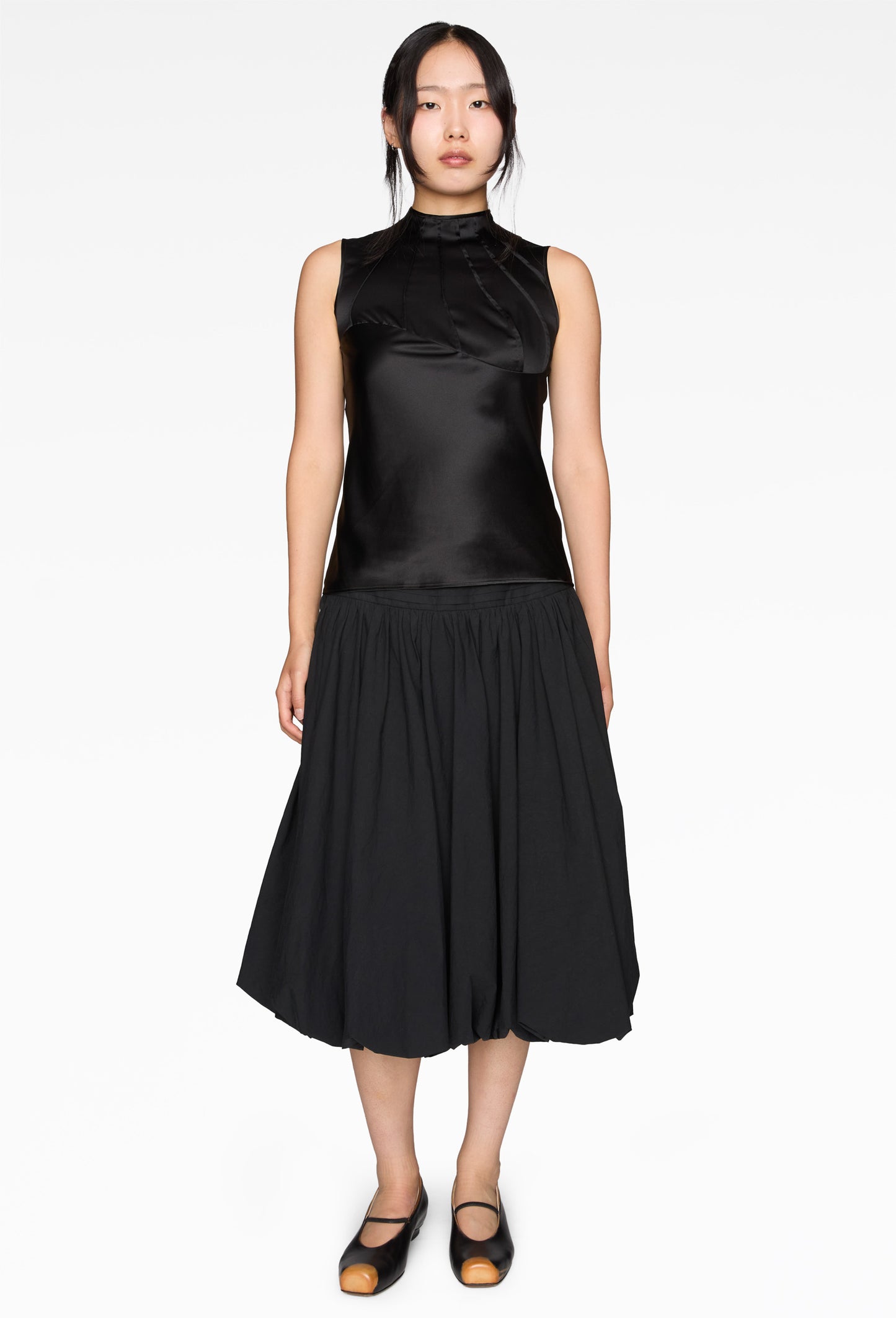 Silk Black Ariette Top