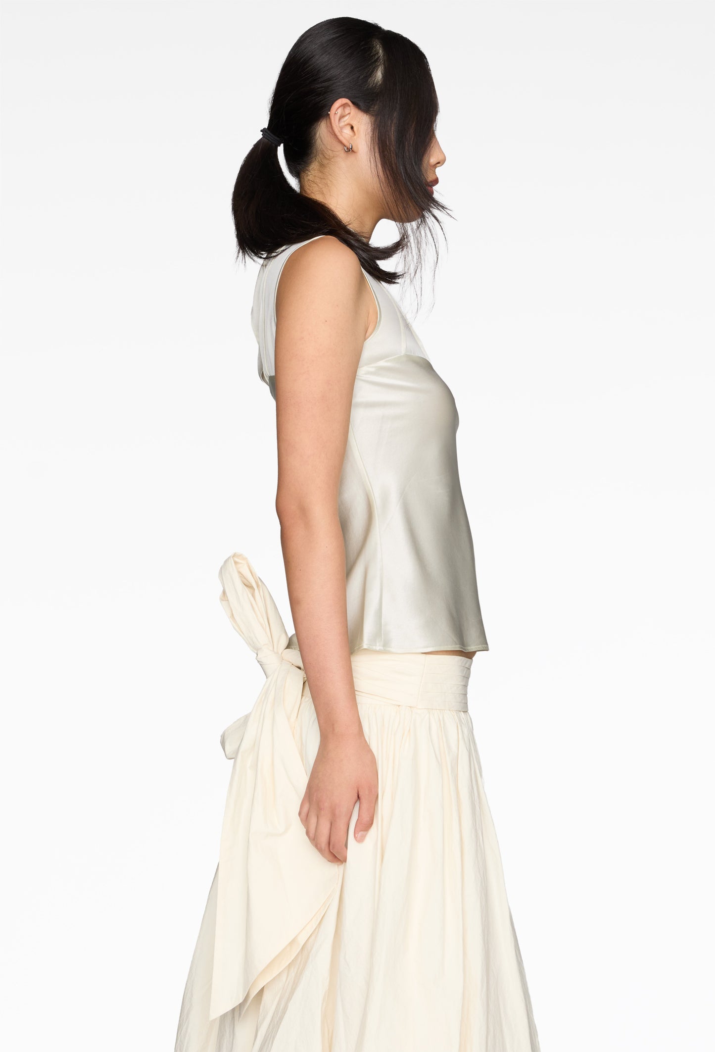 Silk Ivory Ariette Top