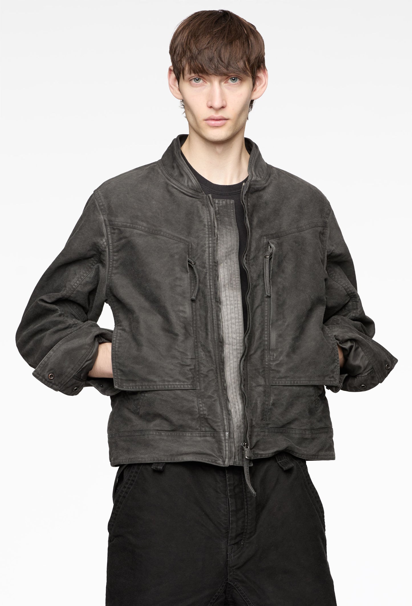 Slab Grey Cargo Bomber