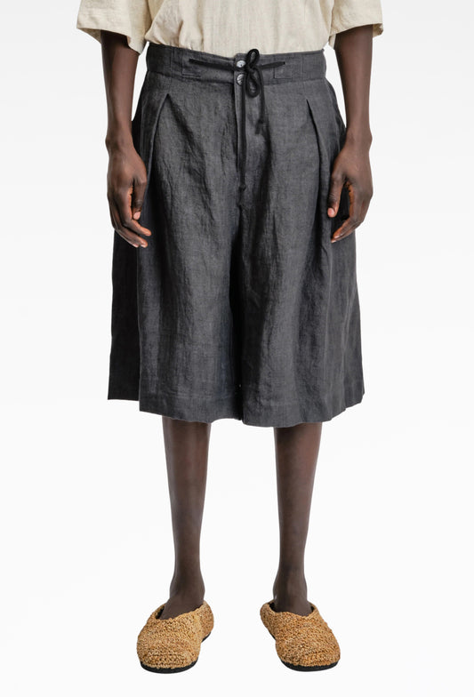 Linen Farmer Shorts