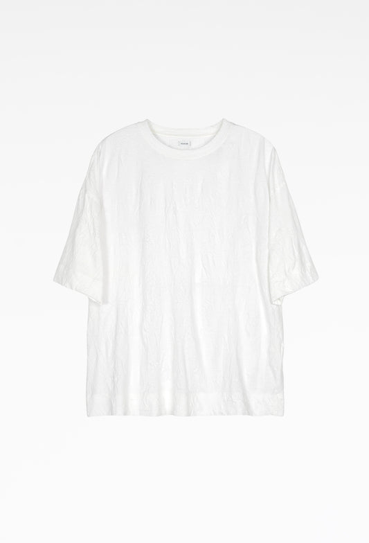 White Totti Crinkled T-Shirt