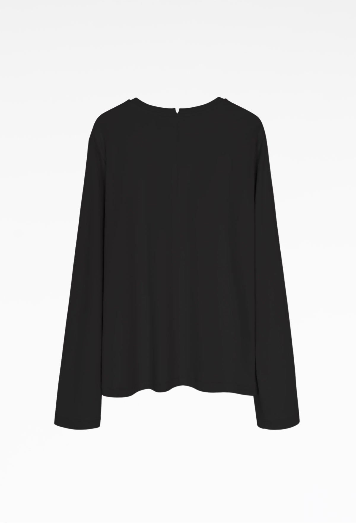 Black Suvin Cotton Rio Polar Jersey Top