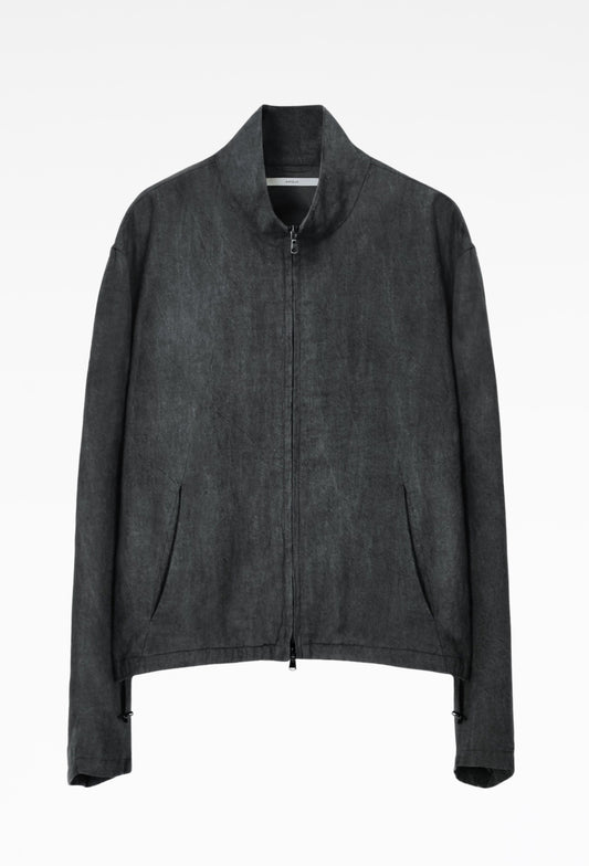 Muro Jacket in Sumi-Dyed Linen