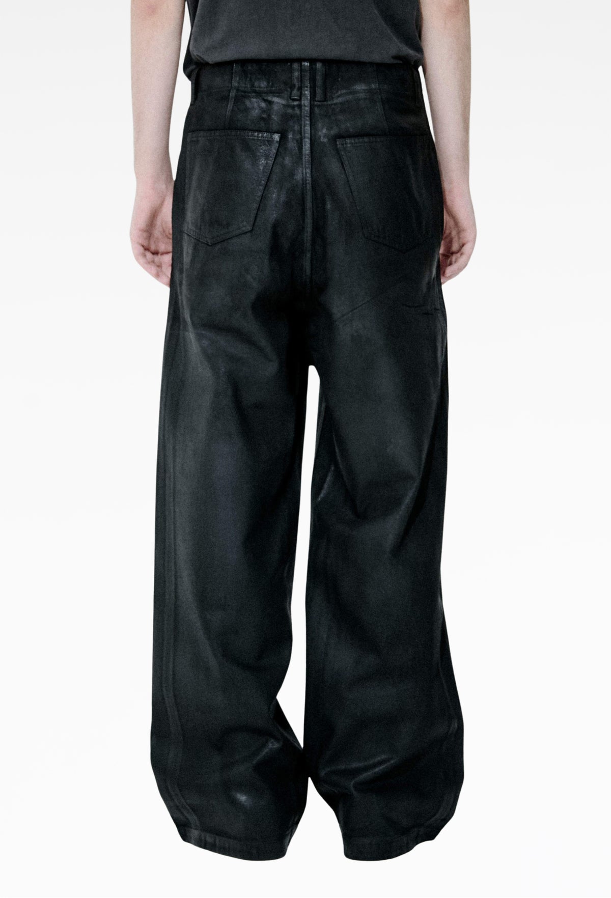 Alistair Waxed Denim Trousers
