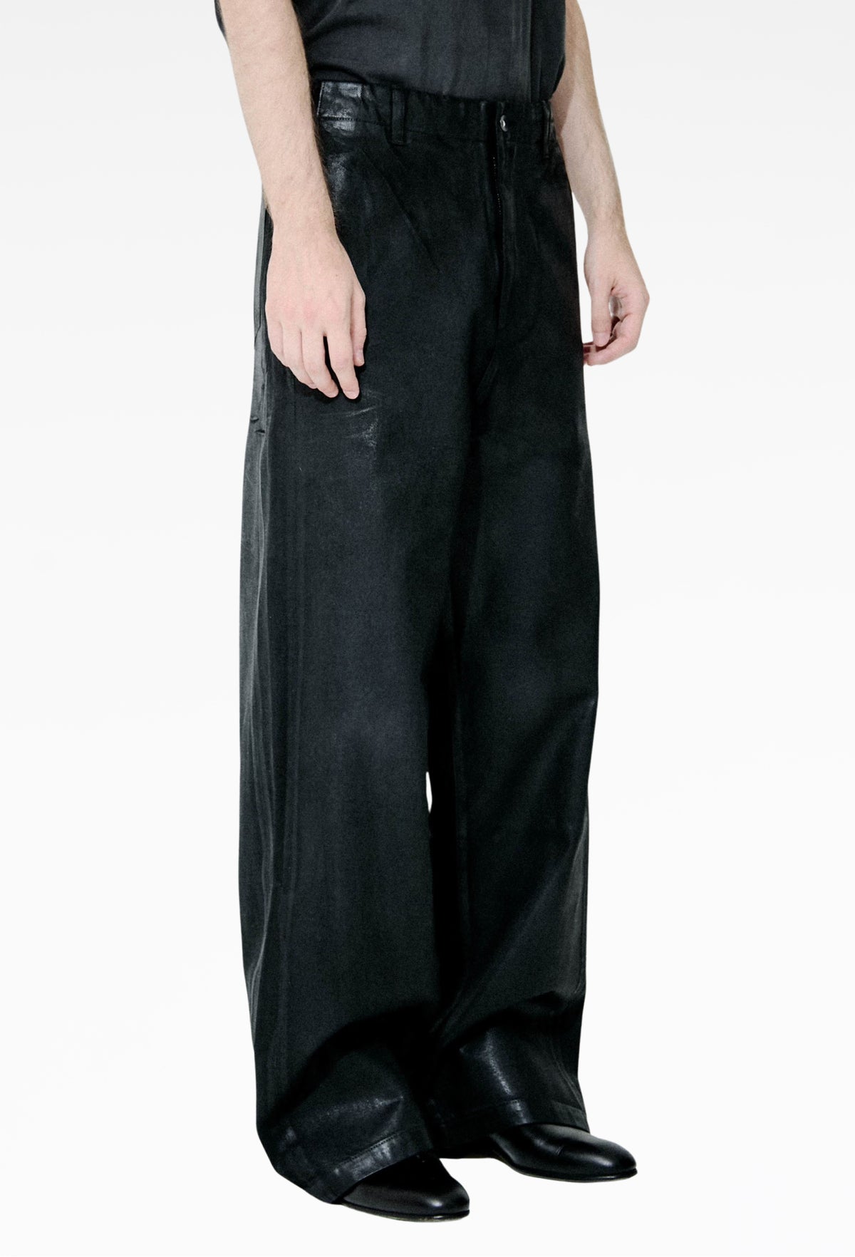 Alistair Waxed Denim Trousers