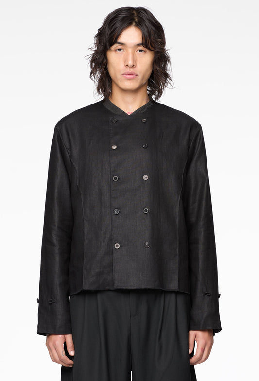 Doubled Breasted Linen Shirt