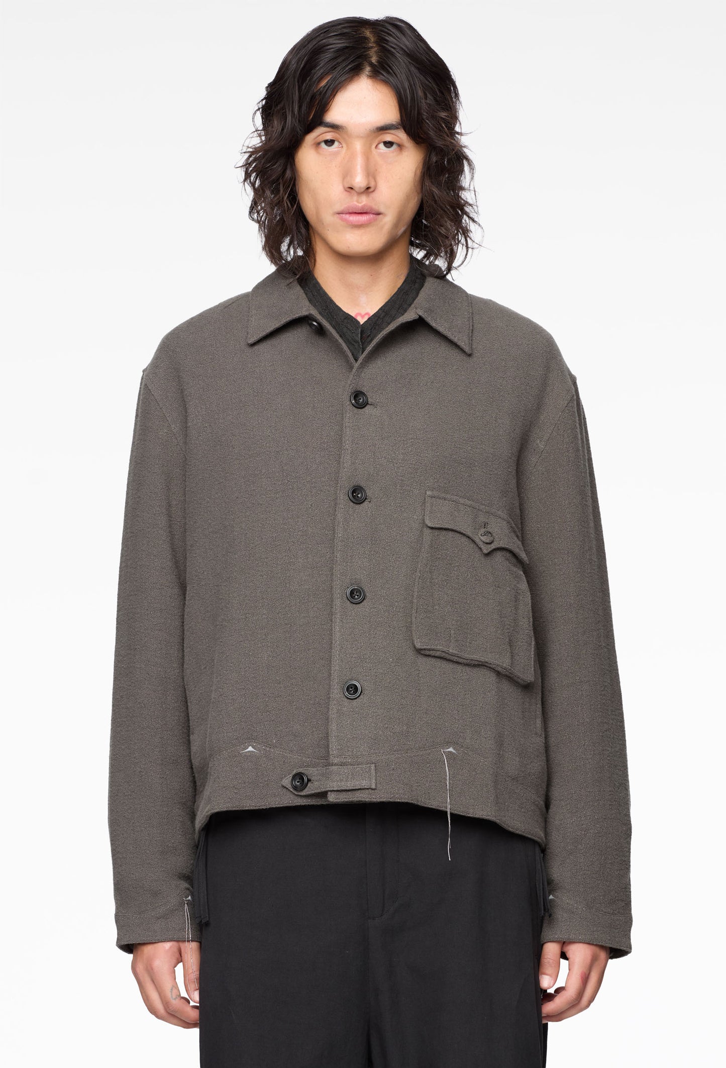 Grey Cyclist Jacket