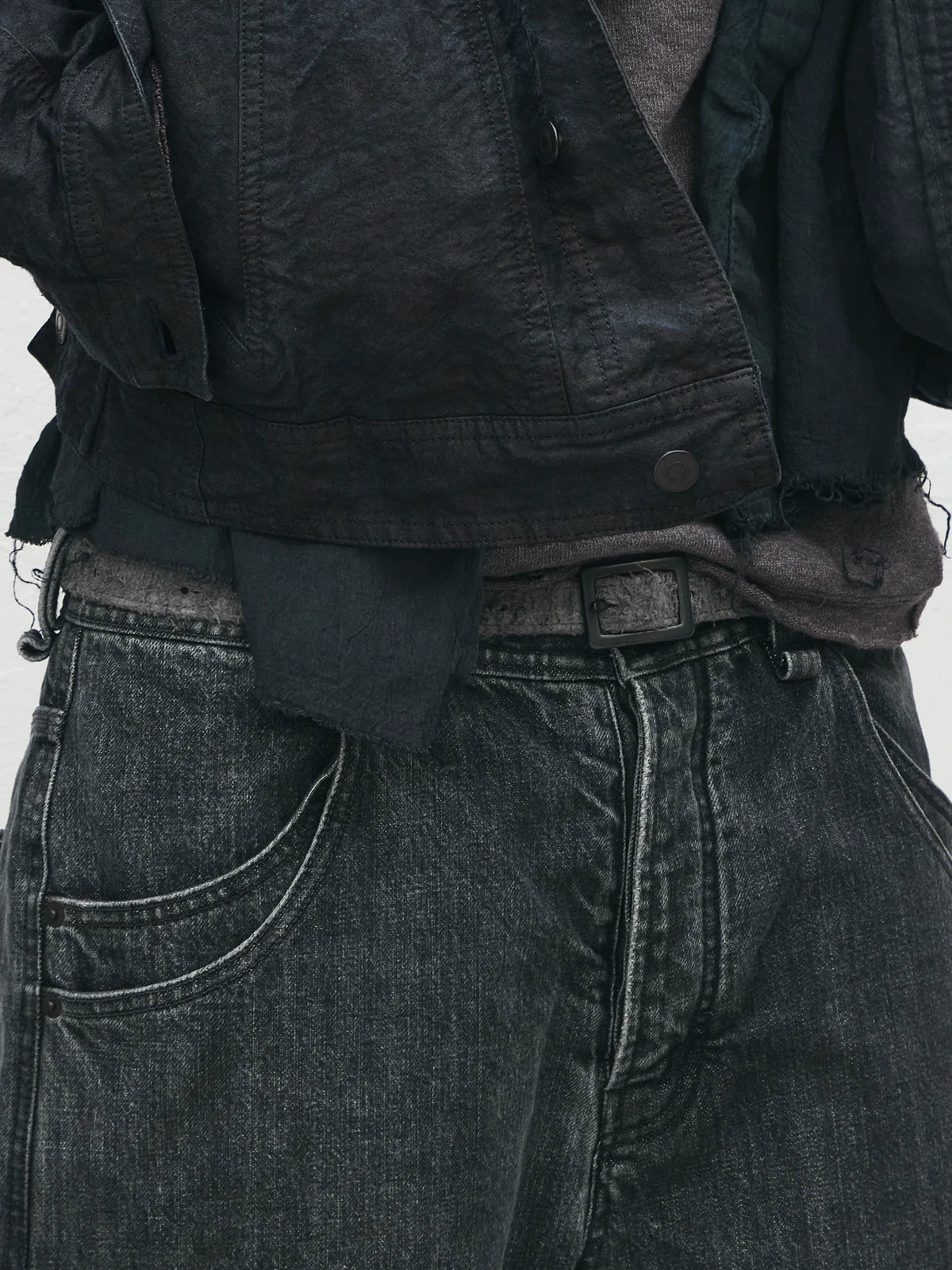 Grey Flesh-Out Belt