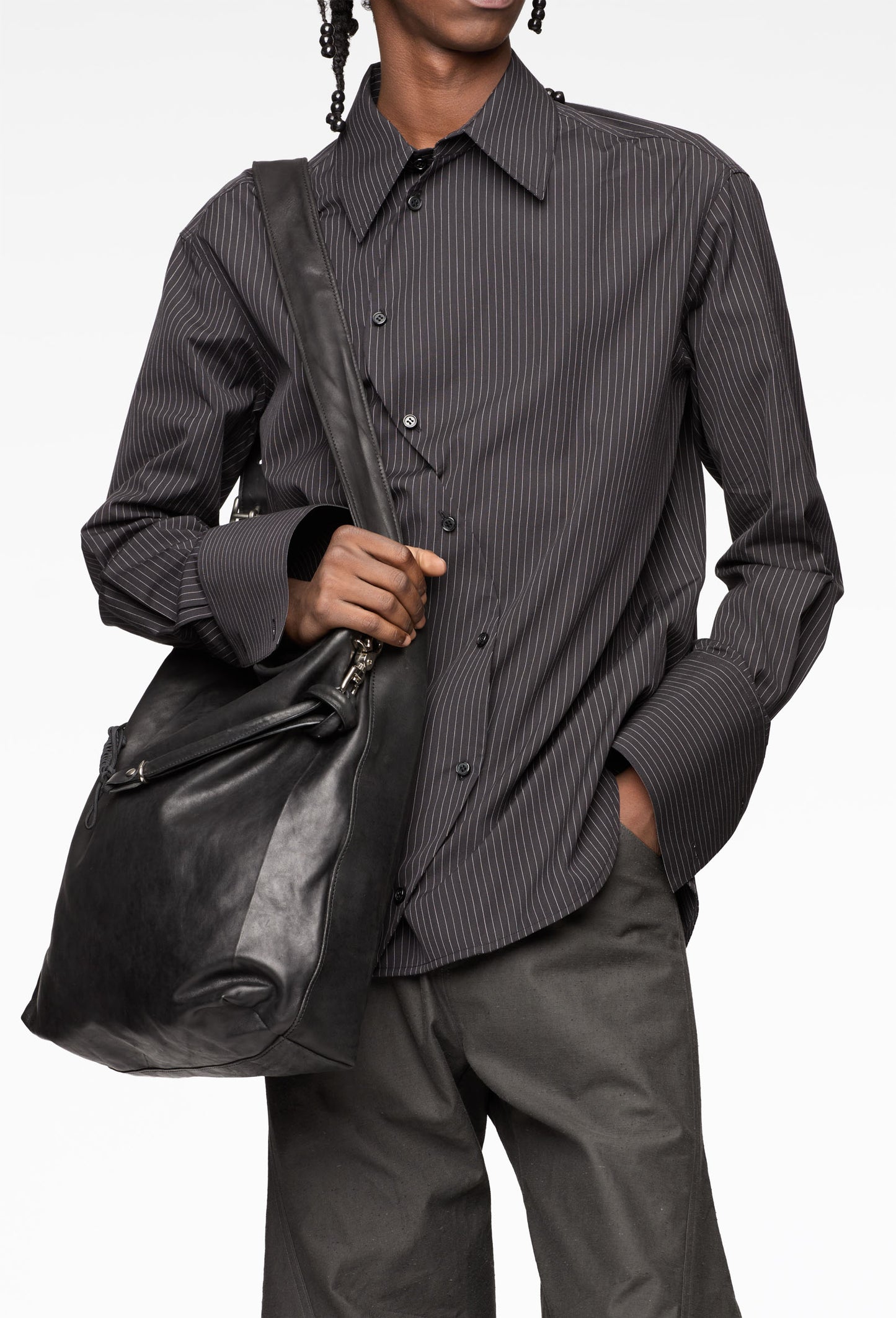 Sumi Nepped Engineered Dart Trousers (Komune Exclusive)