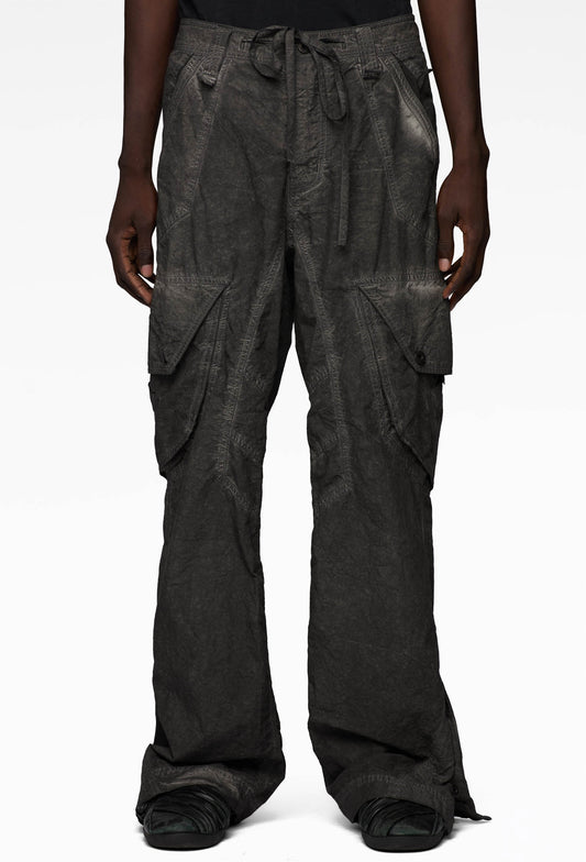 Slab Grey Cargo Pant: Typewriter