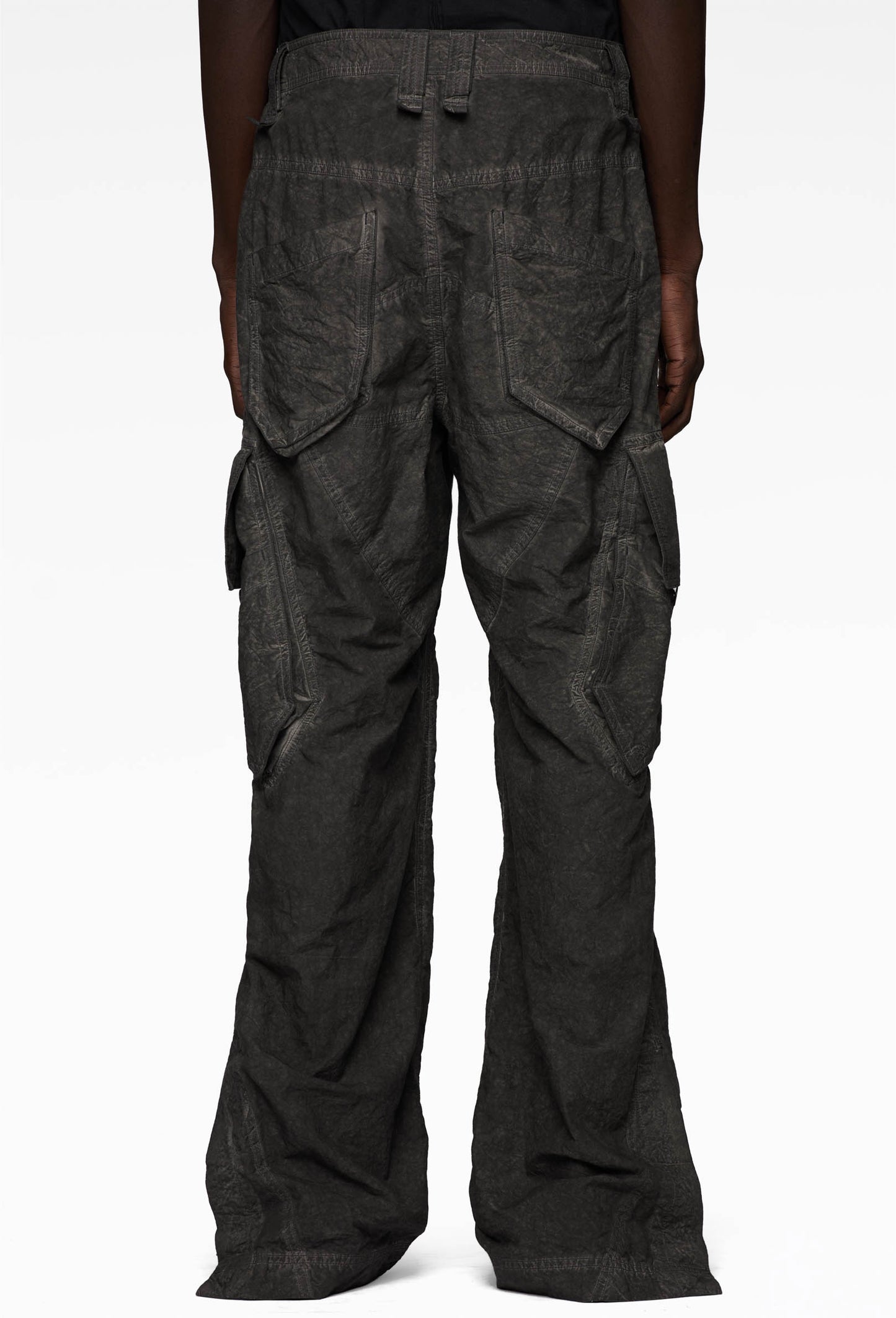 Slab Grey Cargo Pant: Typewriter
