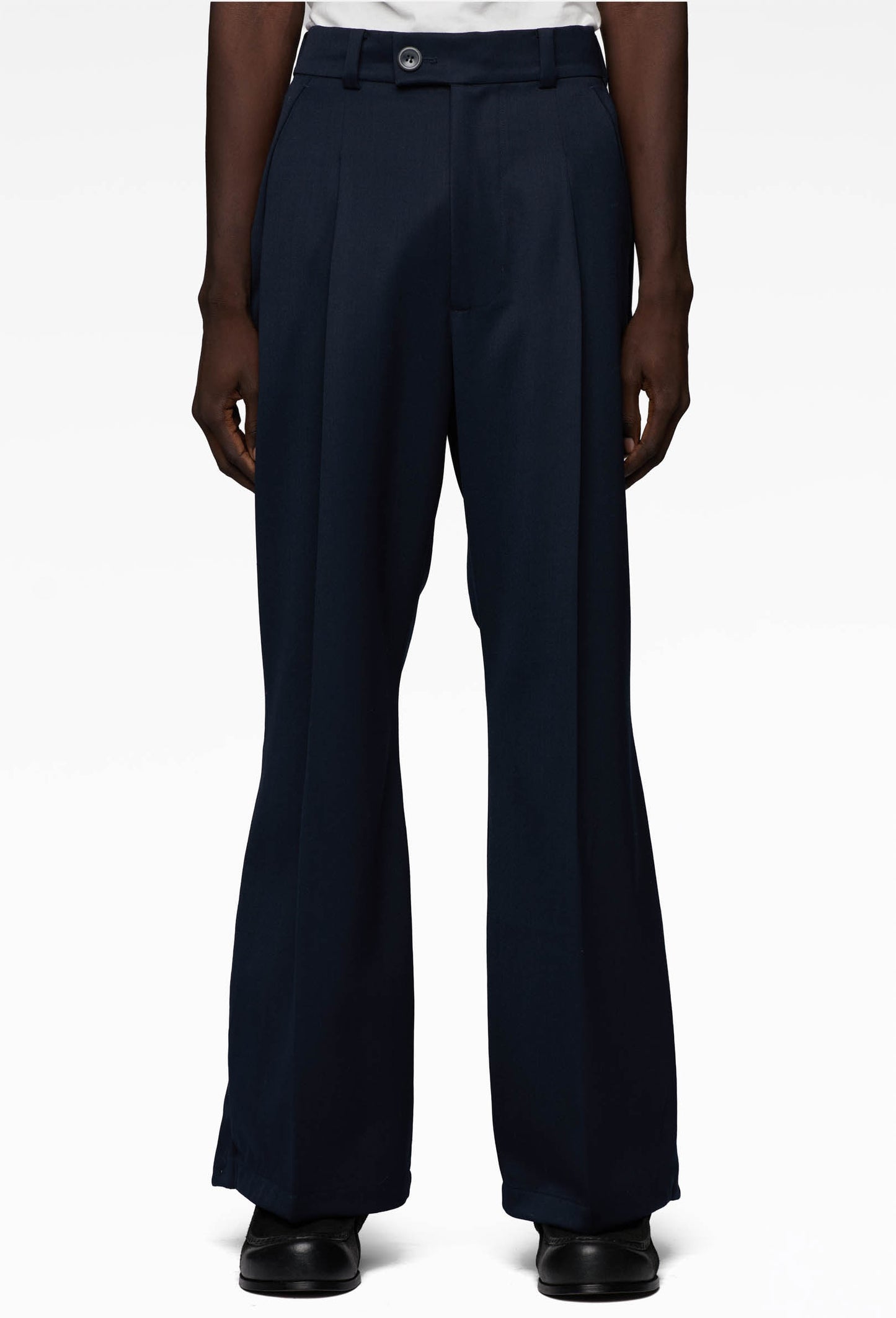 Midnight Blue Origami 2.0 Wool Trousers