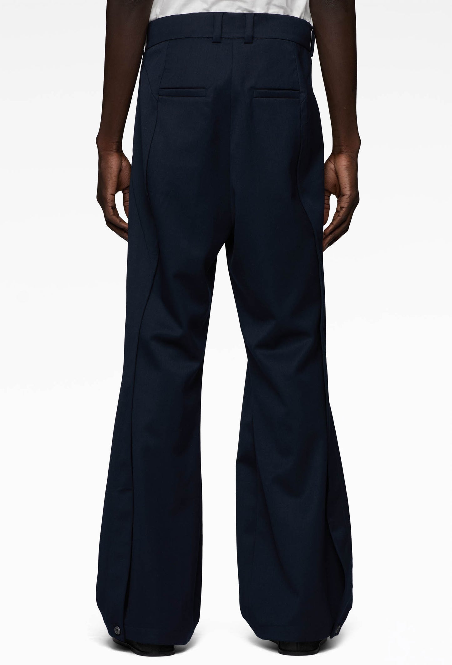 Midnight Blue Origami 2.0 Wool Trousers