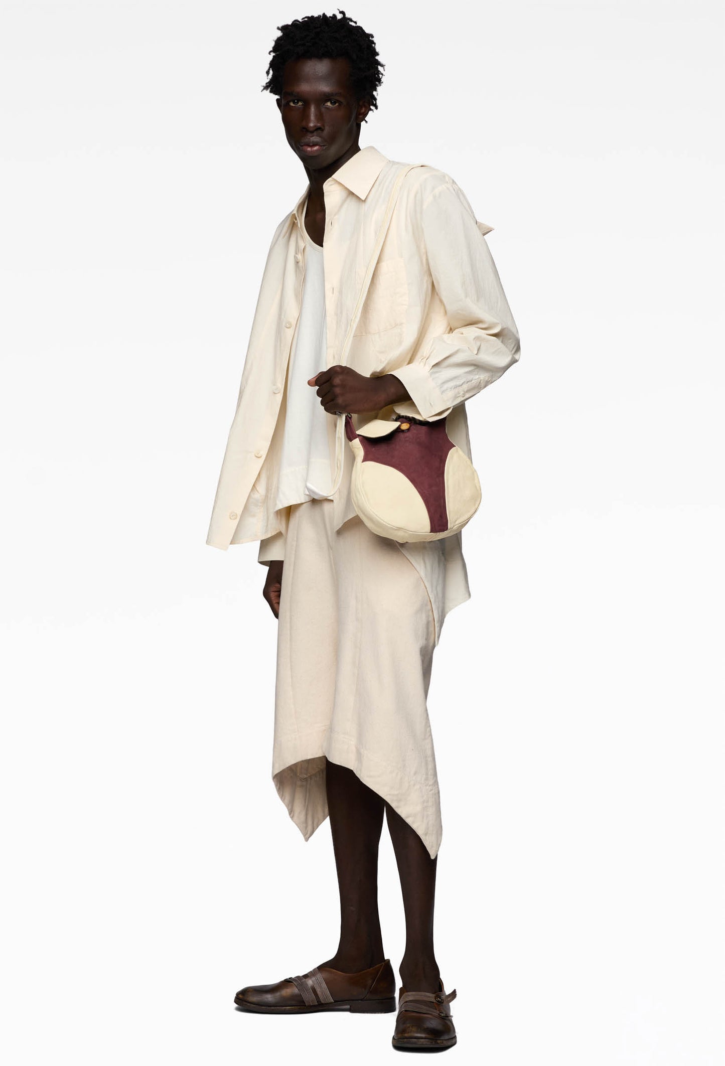 White Calf Overture Bag