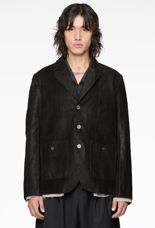 Forgotten Materials: Horsehide Leather Blazer