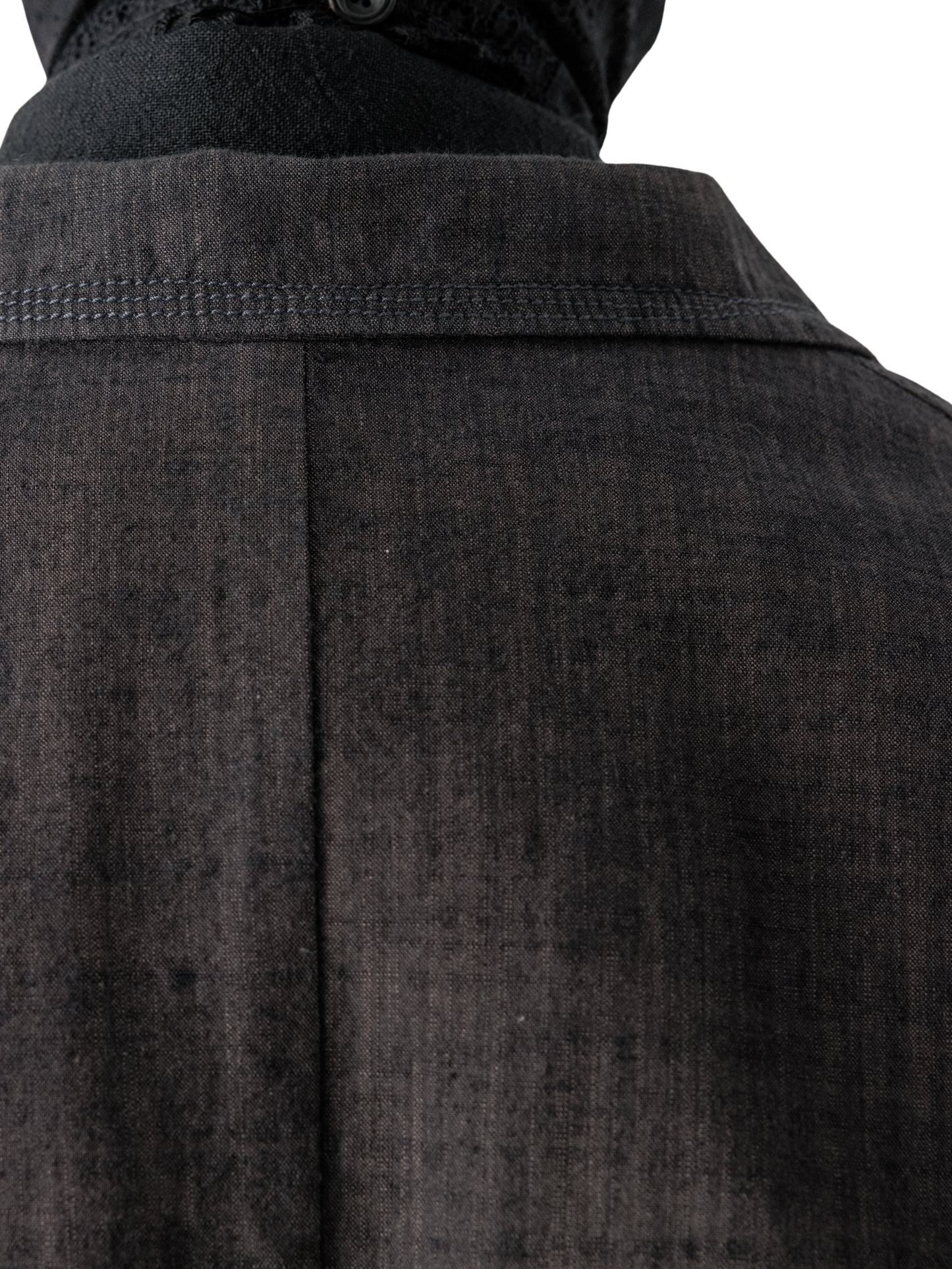 Dust Grey Zig-Zag Stitch Blazer