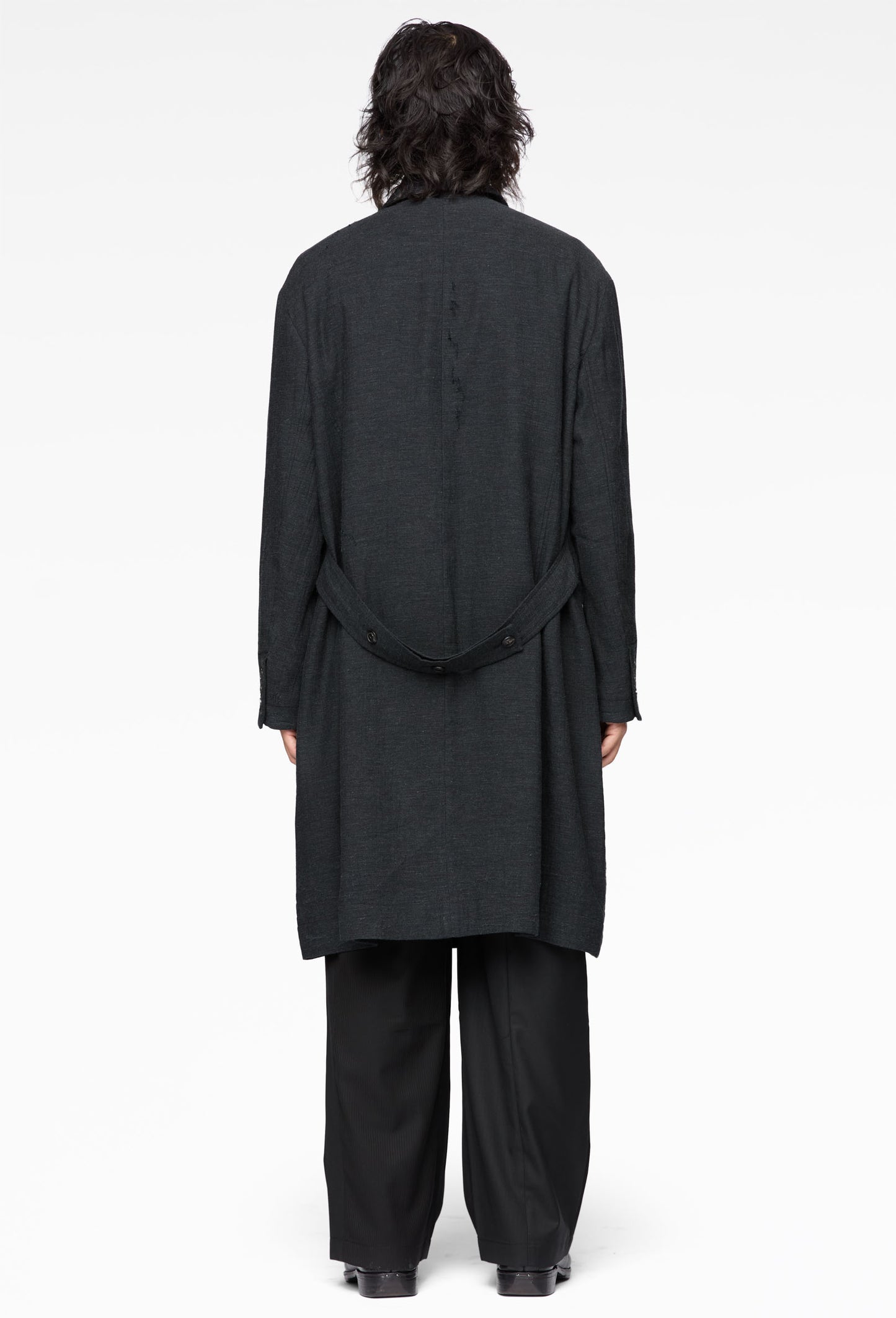 Sheperd Double Breasted Distressed Coat