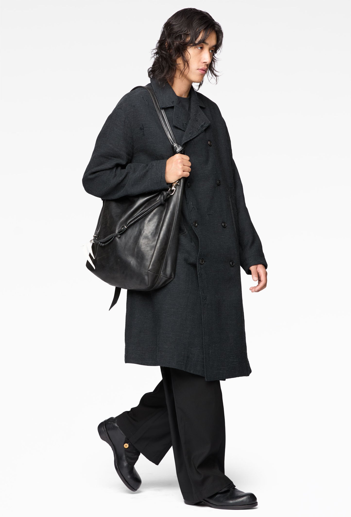 Sheperd Double Breasted Distressed Coat