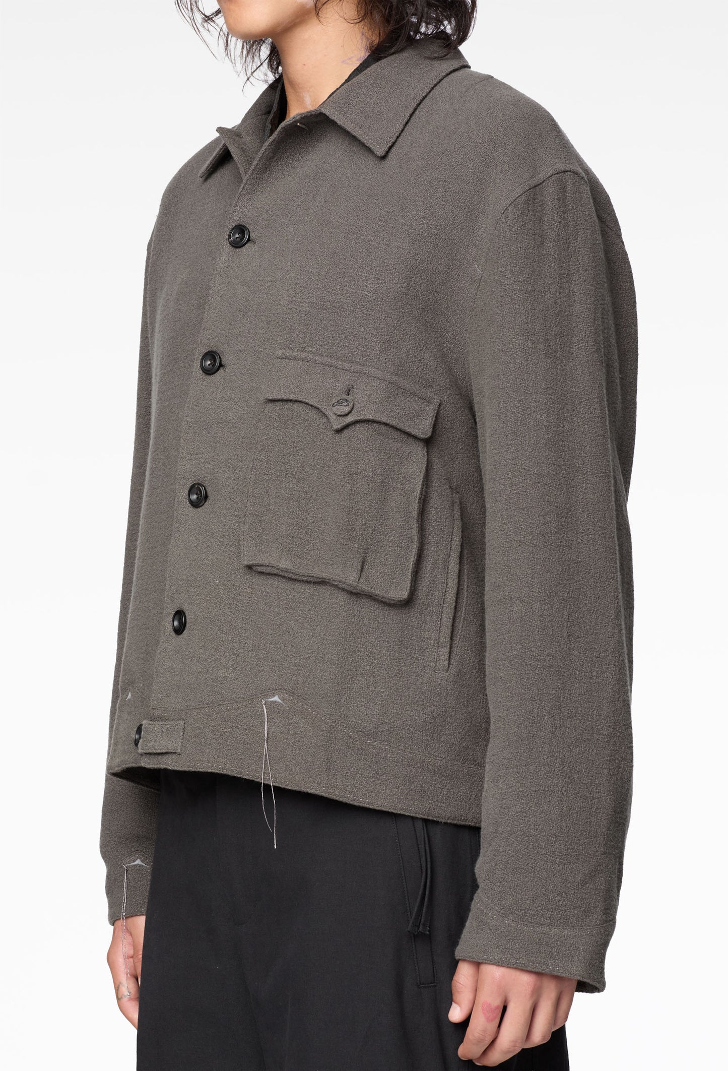 Grey Cyclist Jacket