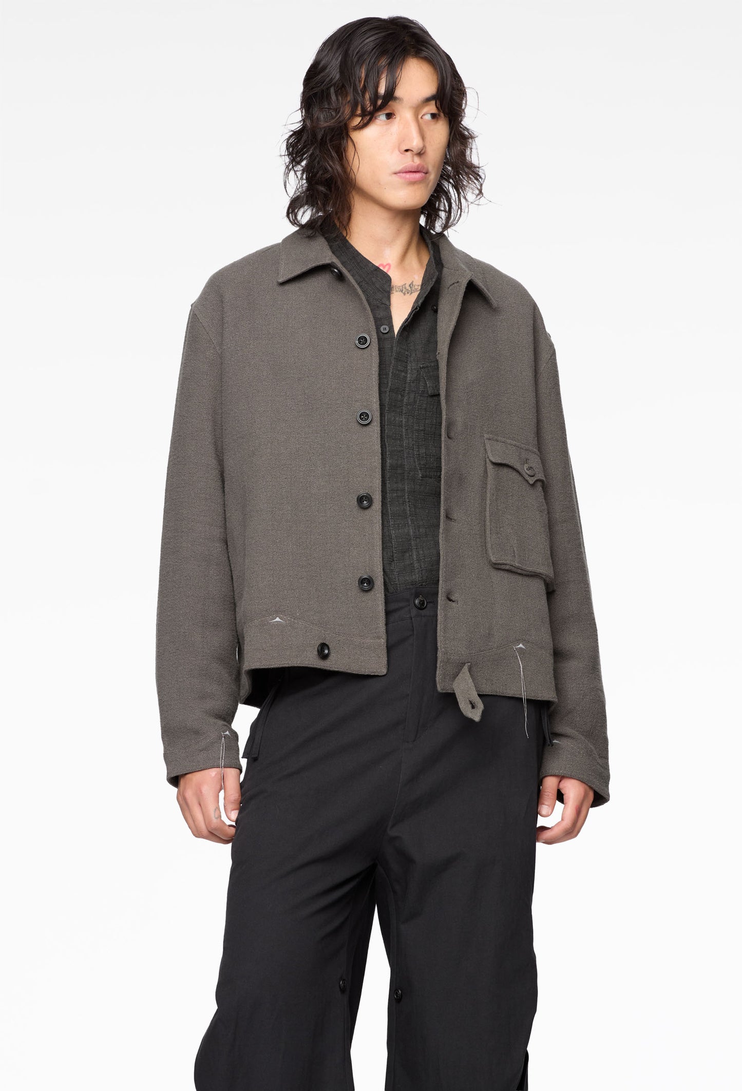 Grey Cyclist Jacket