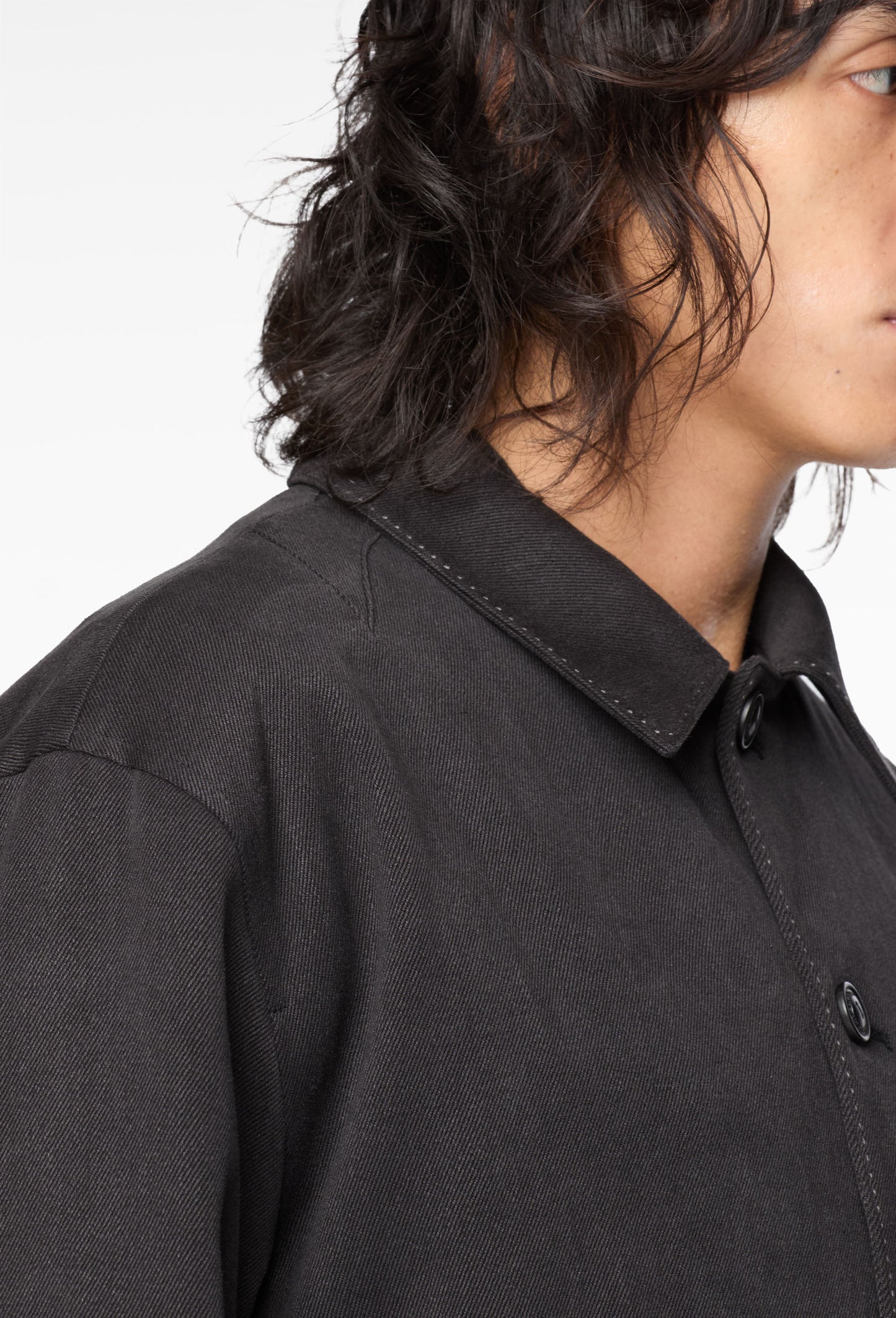 Aged Black Cyclist Jacket