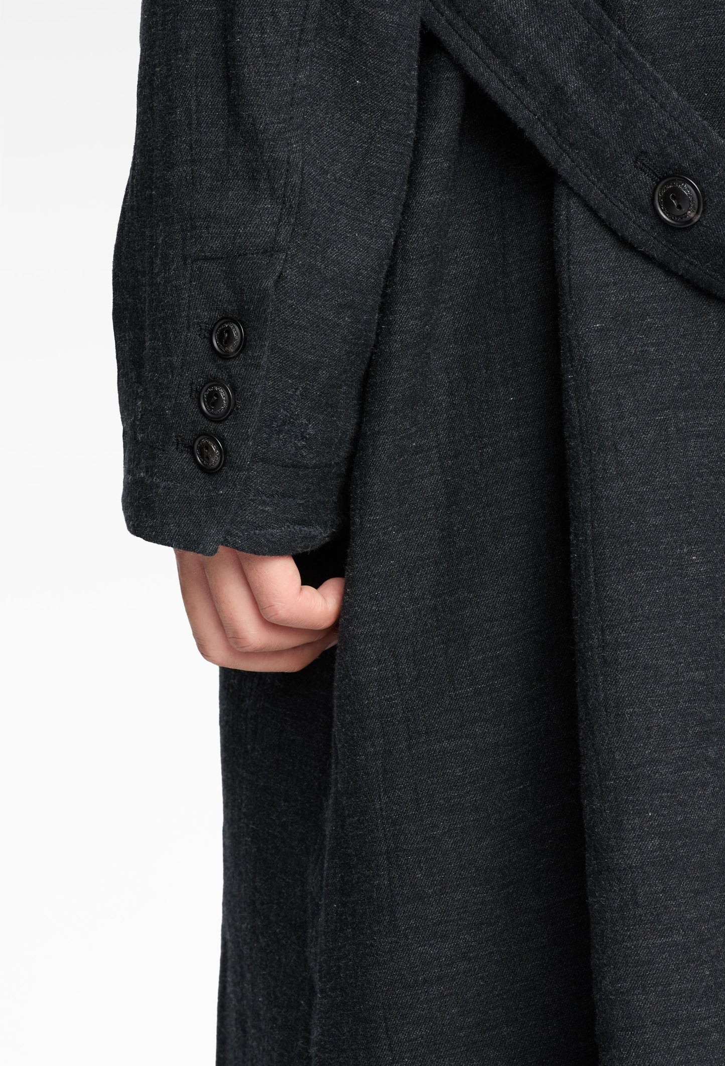 Sheperd Double Breasted Distressed Coat