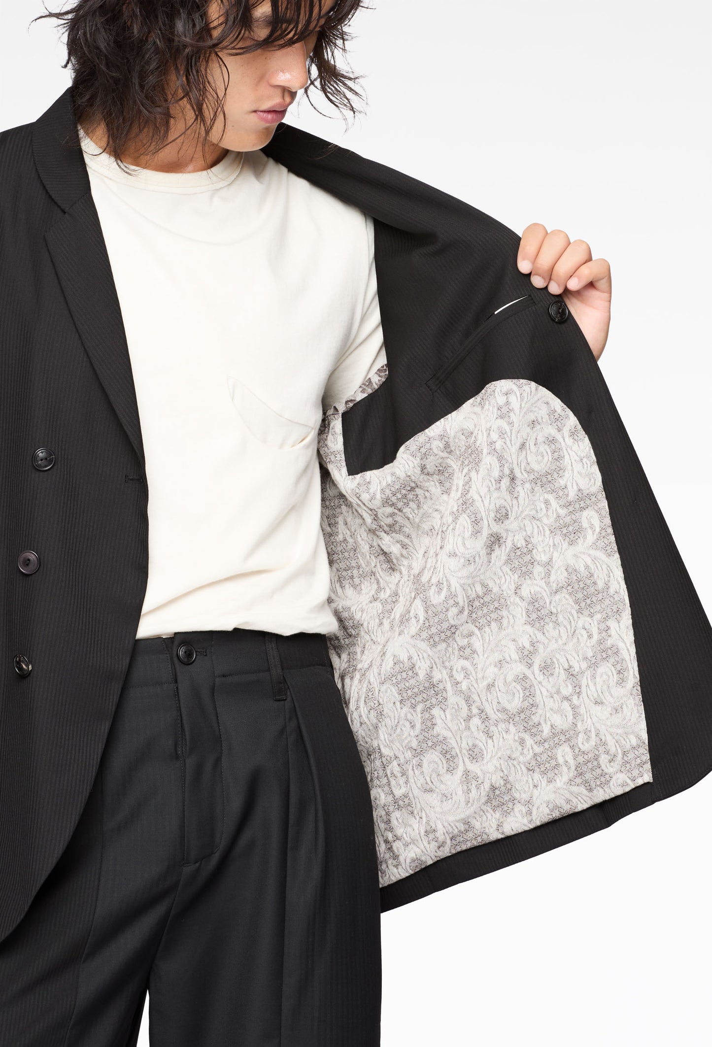 Black Analogous Blazer