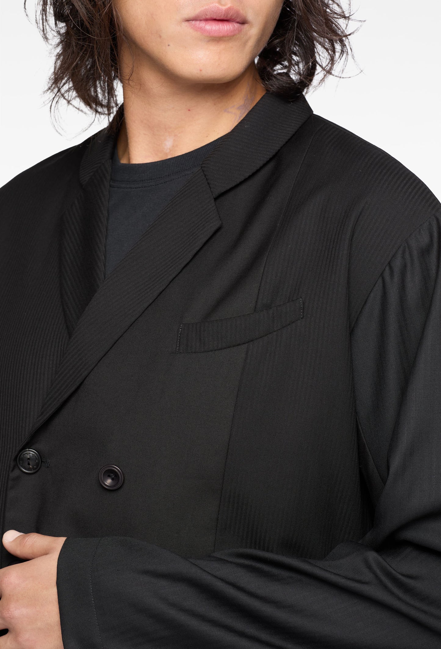 Black Analogous Blazer
